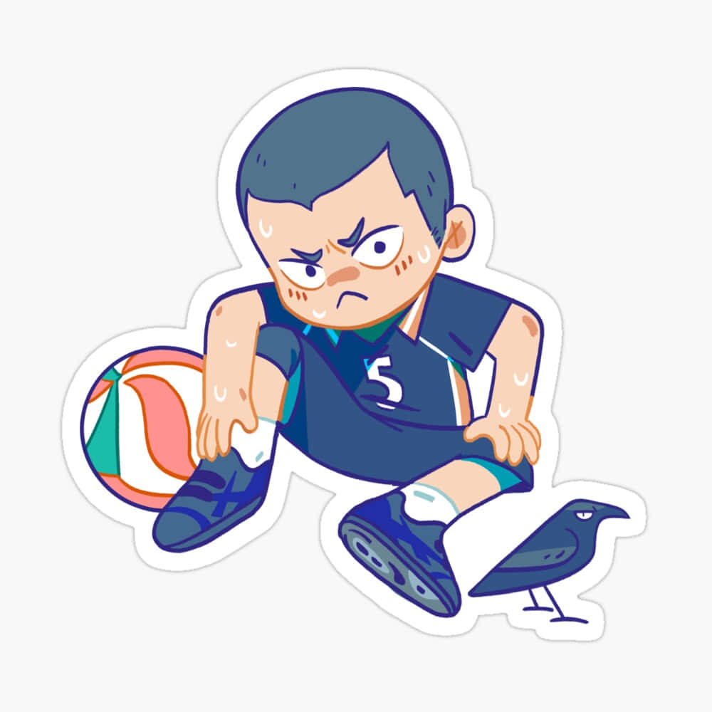 Tanaka Ryunosuke, blue jersey, number 5, SD Desktop Wallpaper