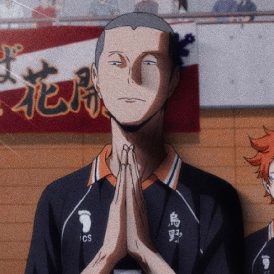 Tanaka Ryunosuke, black jersey, prayer pose, SD Desktop Wallpaper