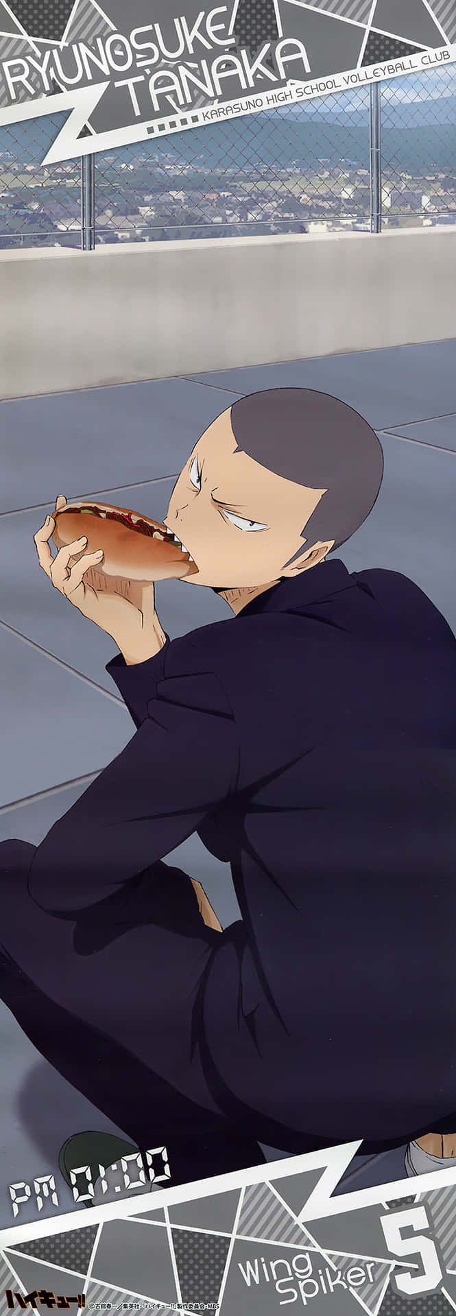 Tanaka Ryunosuke, rooftop, hot dog, Full HD Phone Wallpaper