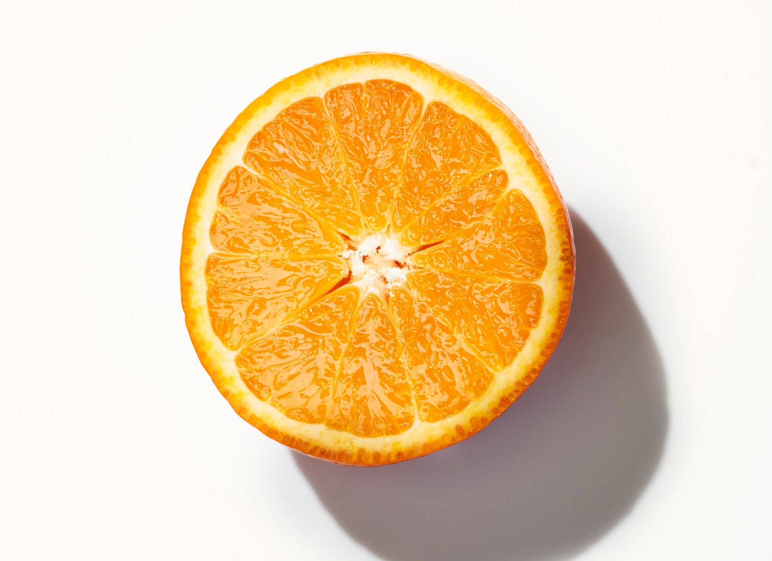 tangelo fruit, vibrant orange, sliced in half, HD Desktop Wallpaper