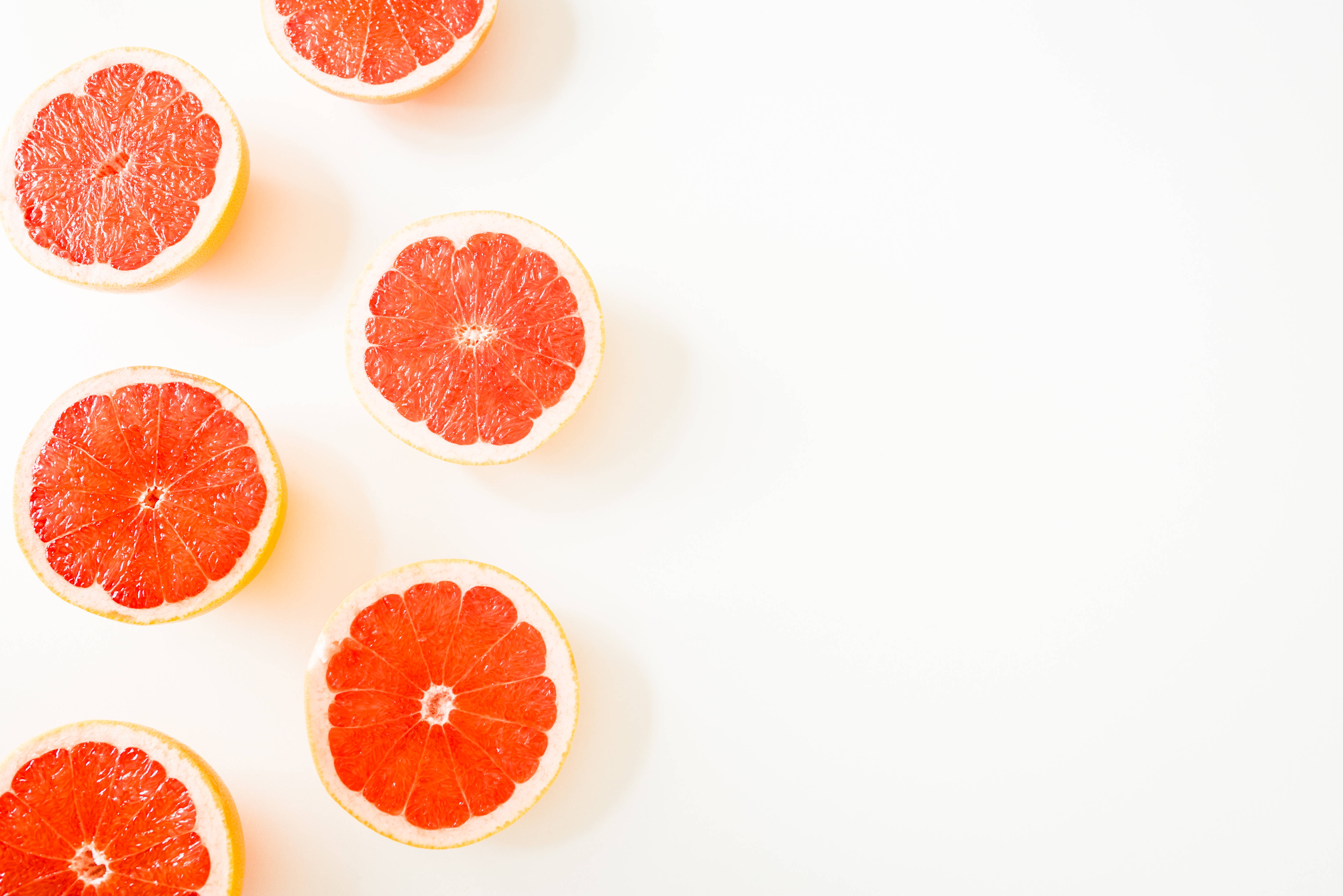 Tangelo, sliced, grapefruits, 4K Desktop Wallpaper