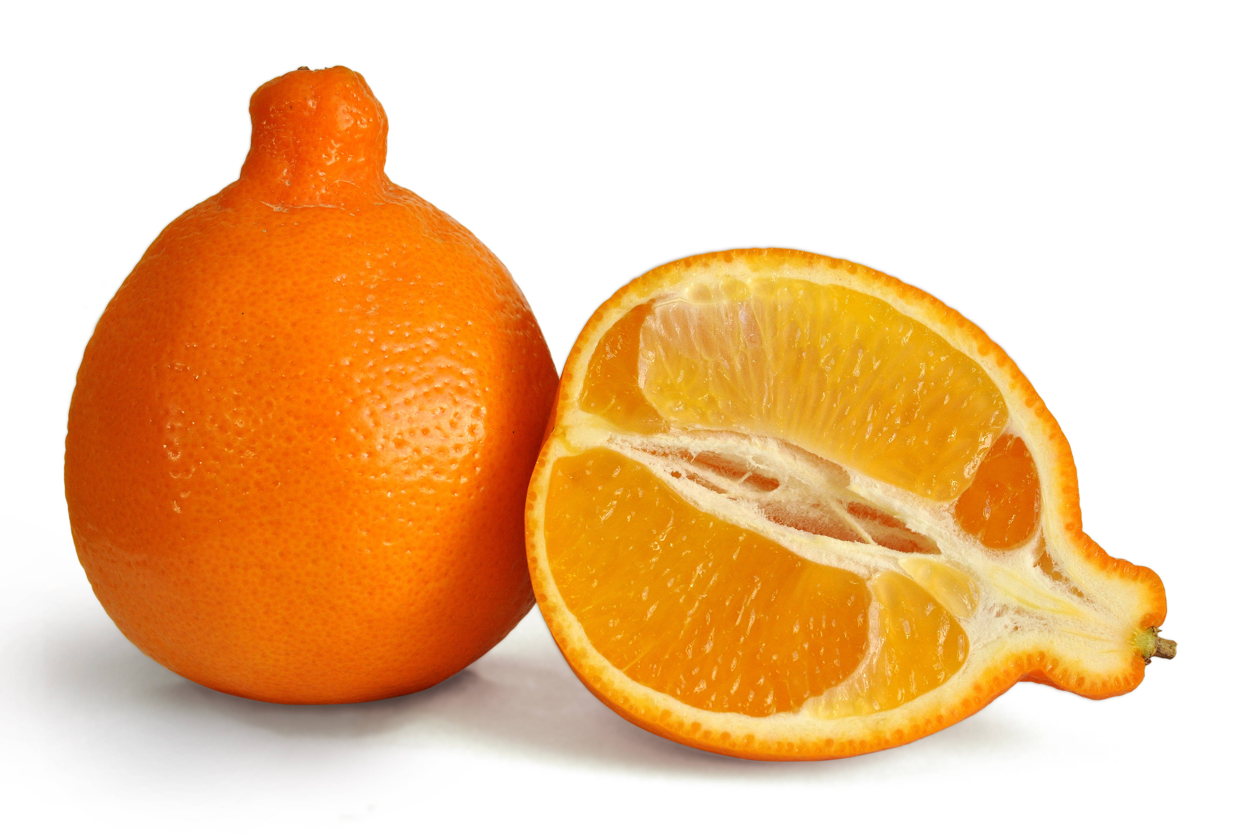 tangelo, juicy segments, textured peel, 4K Desktop Wallpaper