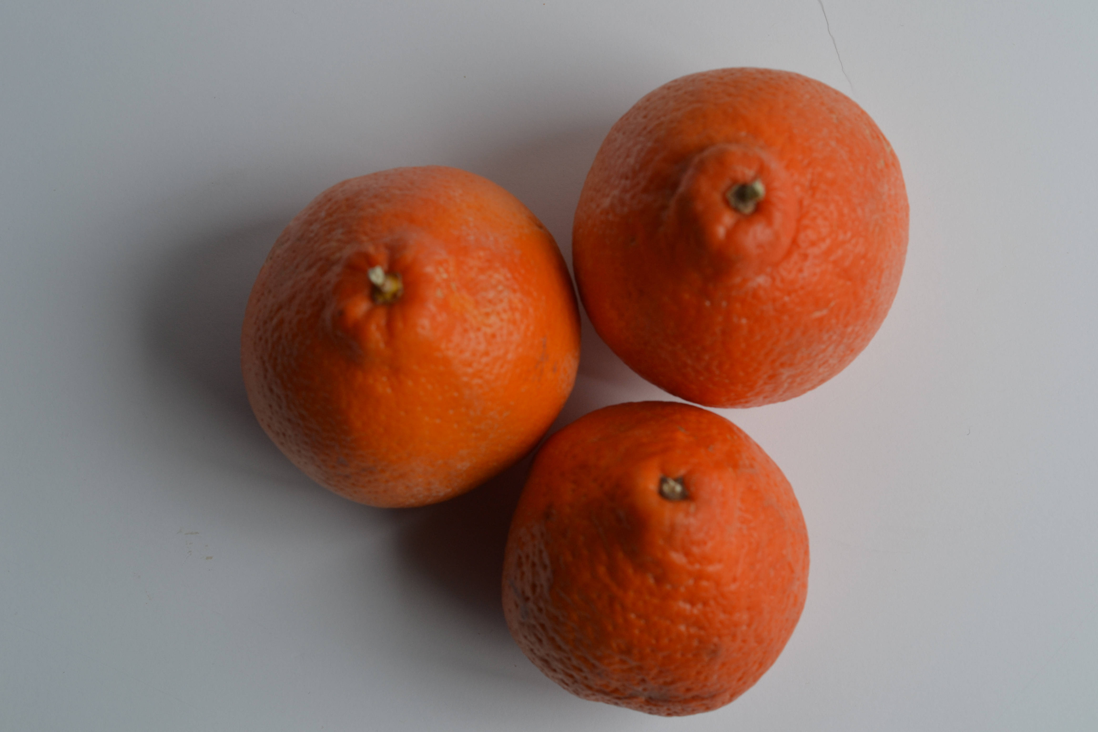Tangelo, three tangelo fruits, vibrant oranges, 4K Desktop Wallpaper