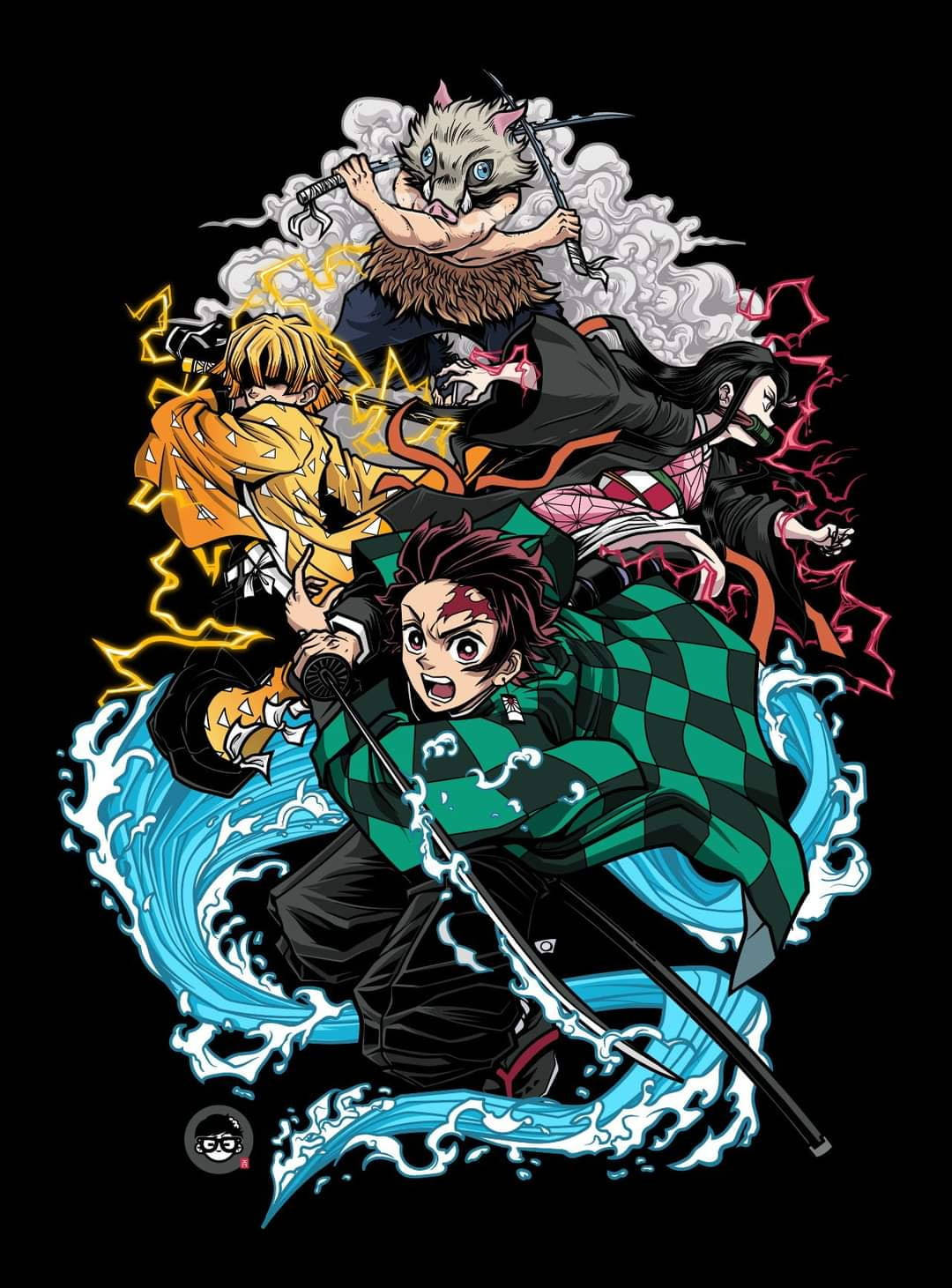 Tanjiro, Nezuko, Kny, HD Phone Wallpaper