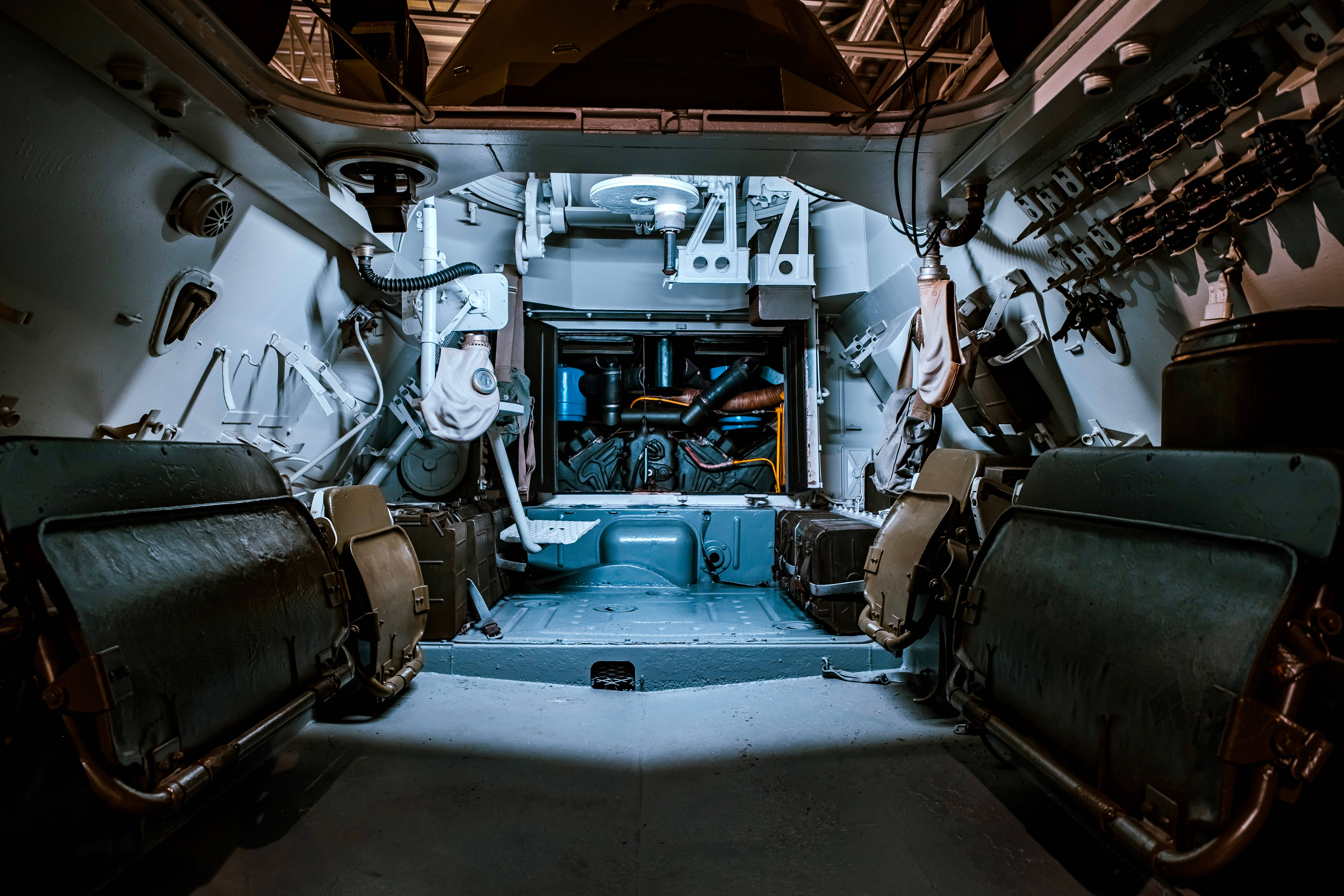 Tanks, combat vehicle, interior, 5K Desktop Wallpaper