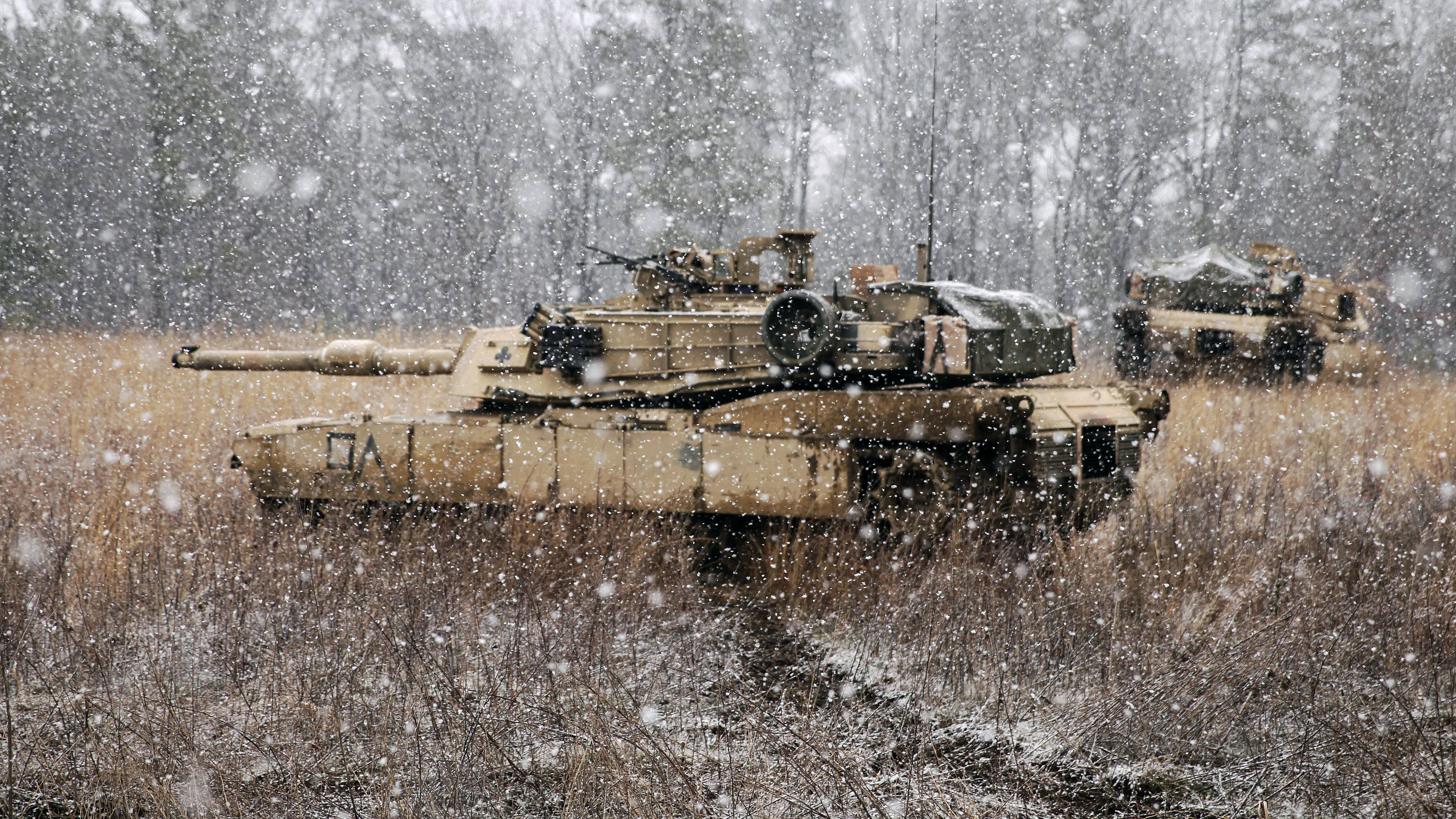 Tanks, Army, forest, 4K Desktop Wallpaper