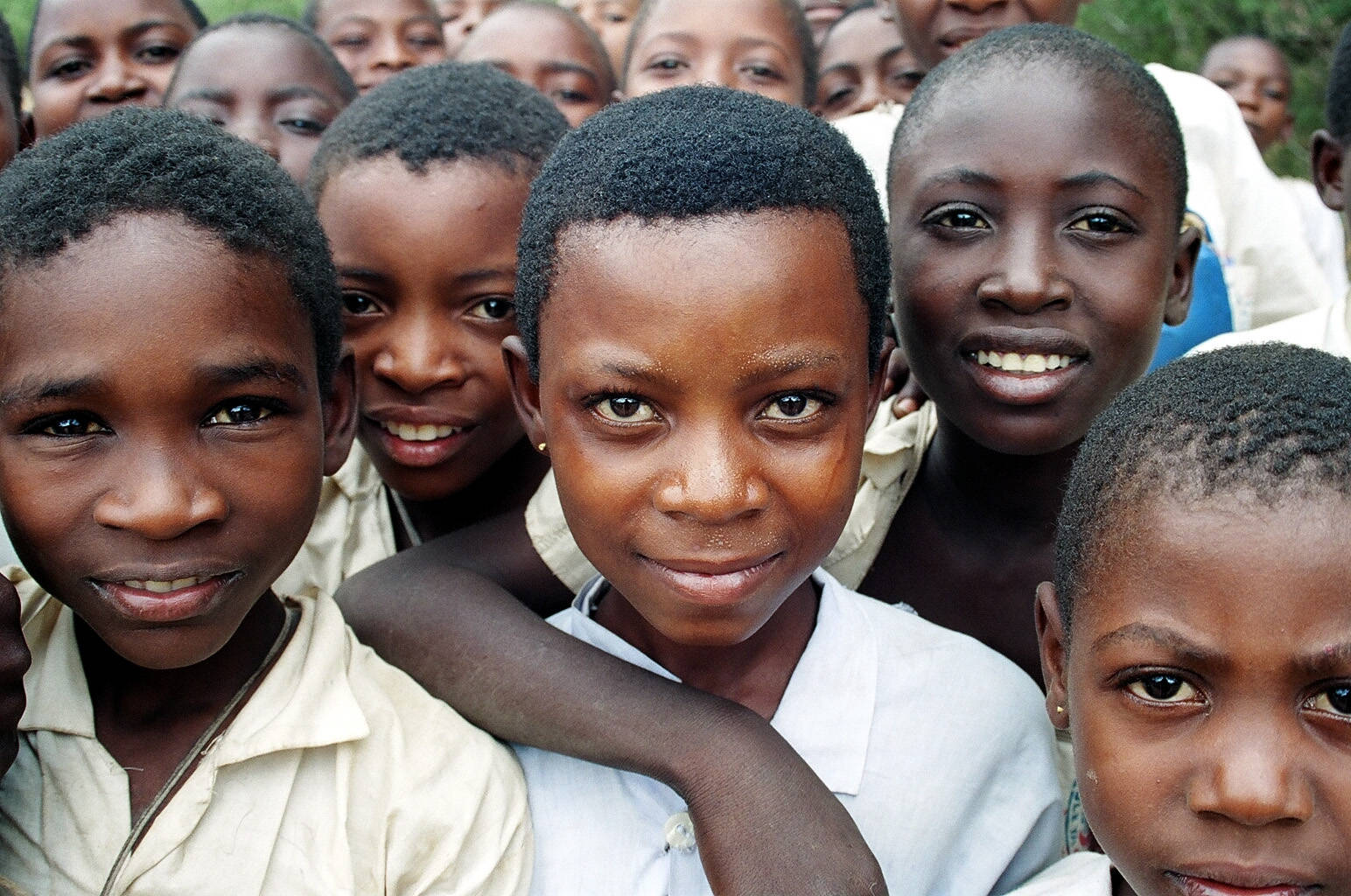 Tanzania, African children, outdoors, HD Desktop Wallpaper