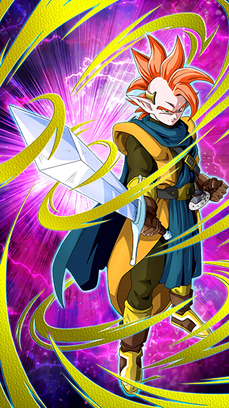 Tapion 800, anime warrior, spiky orange hair, HD Phone Wallpaper
