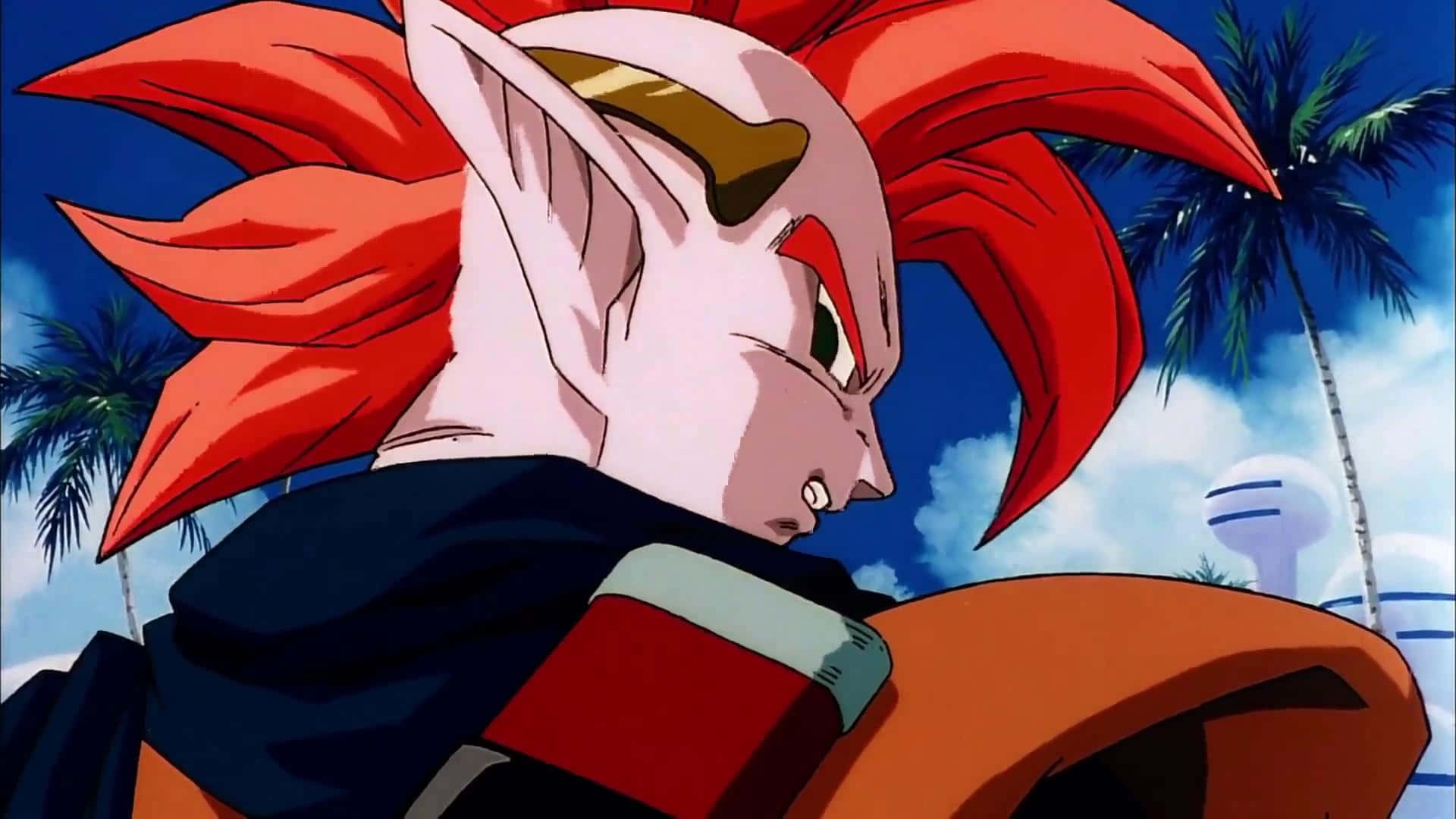 Tapion, spiky red hair, pointed ears, Full HD Desktop Wallpaper