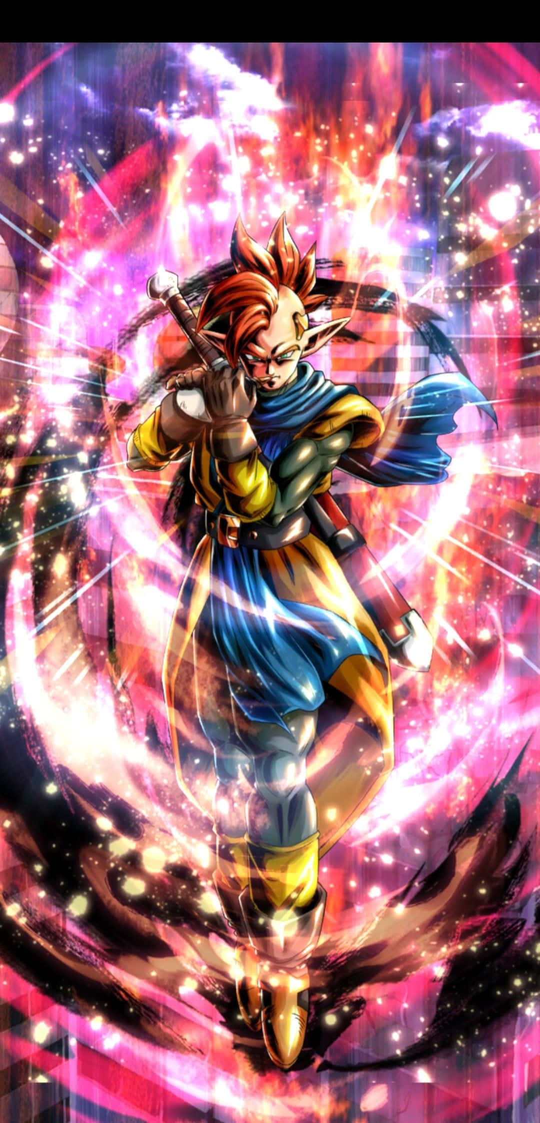 Tapion, spiky red hair, blue cape, Full HD Phone Wallpaper