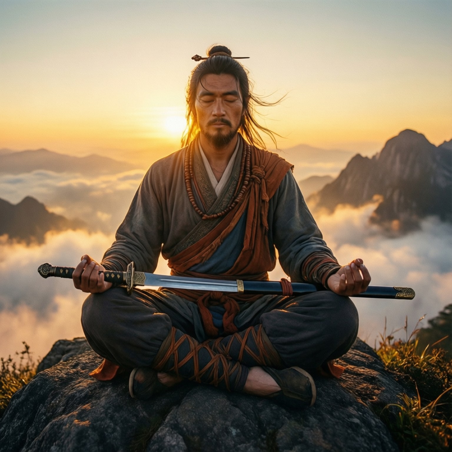 Tapion, sunrise, mountain peak, HD Desktop Wallpaper