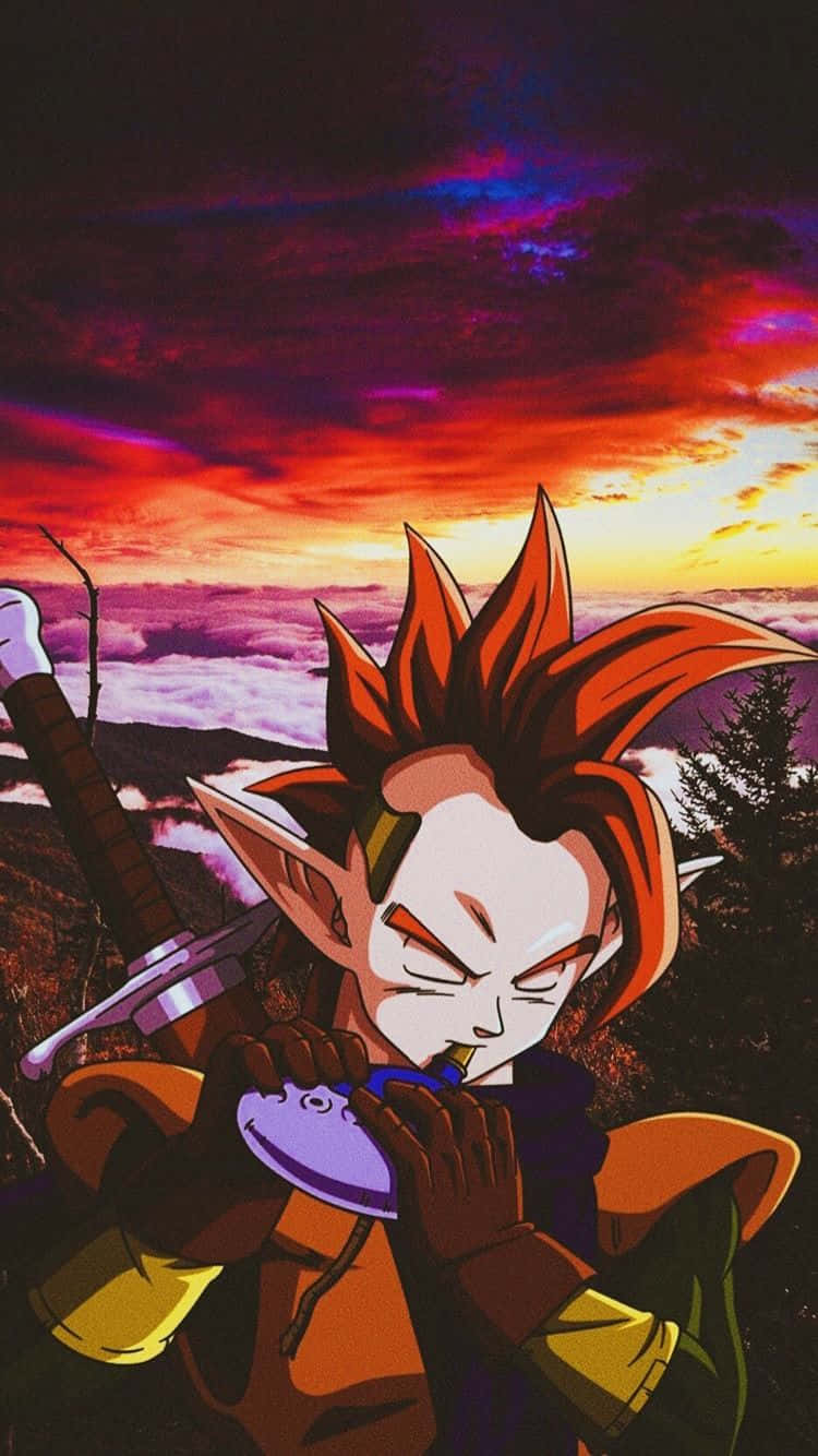 Tapion, spiky orange hair, purple cup, HD Phone Wallpaper