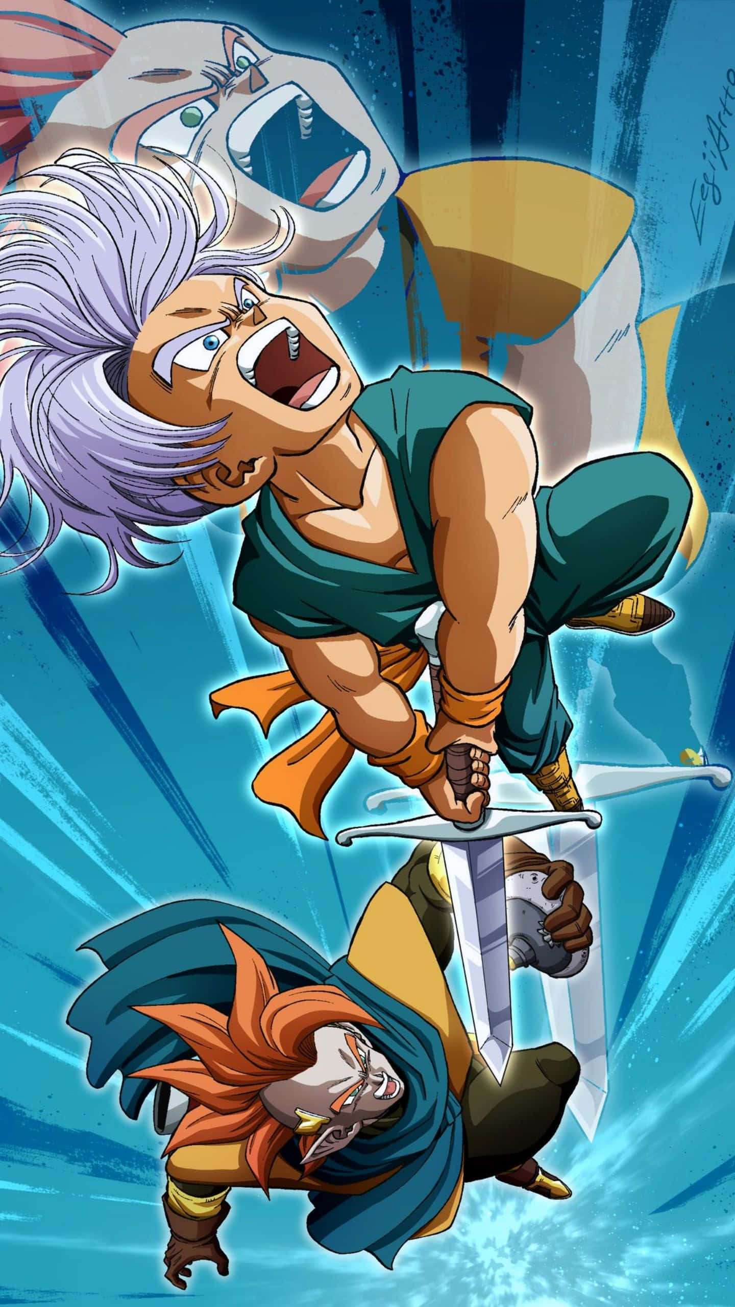 Tapion, white hair, sword, Full HD Phone Wallpaper