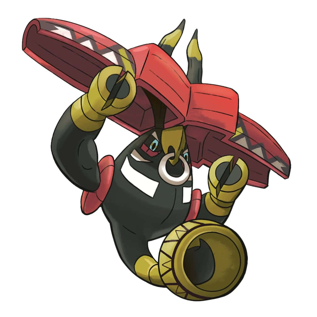 Tapu Bulu, black, red, SD Desktop Wallpaper
