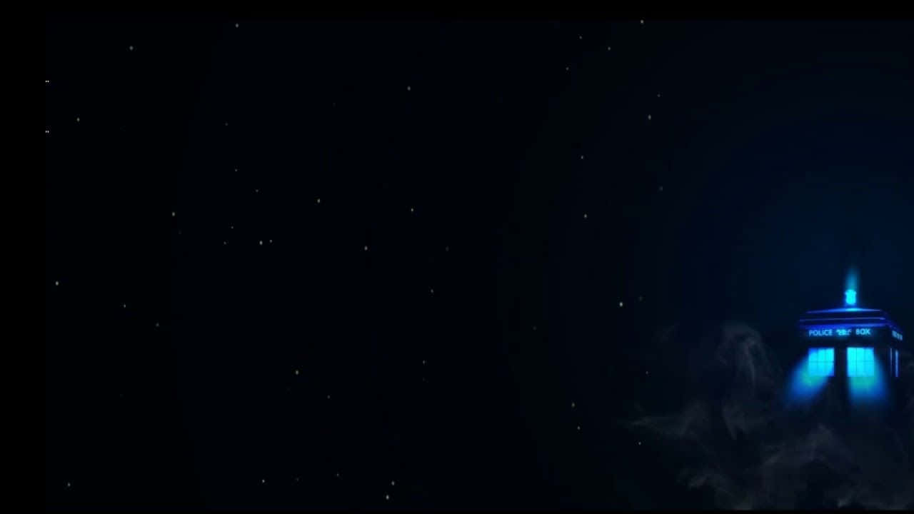 TARDIS, glowing blue, police box, HD Desktop Wallpaper