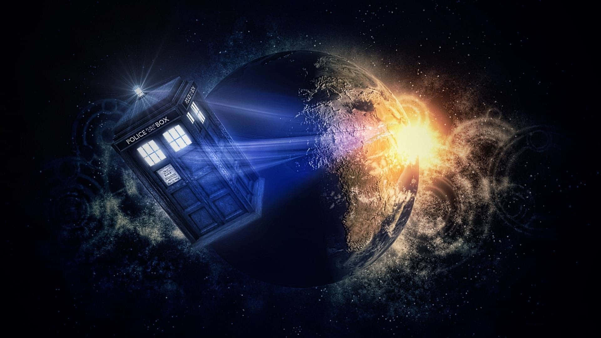 Tardis, blue police box, Earth, Full HD Desktop Wallpaper