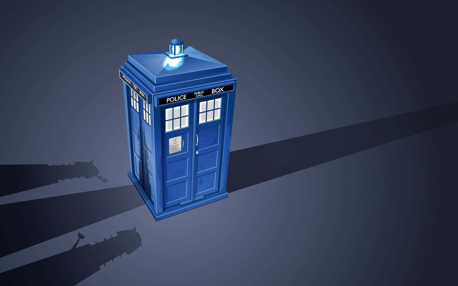 TARDIS, police box, blue, Full HD Desktop Wallpaper