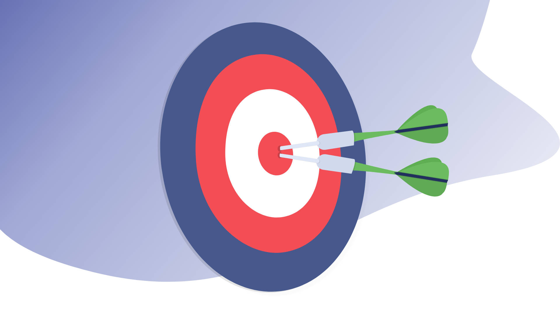 bullseye, red white and blue target, green-tipped darts, Full HD Desktop Wallpaper