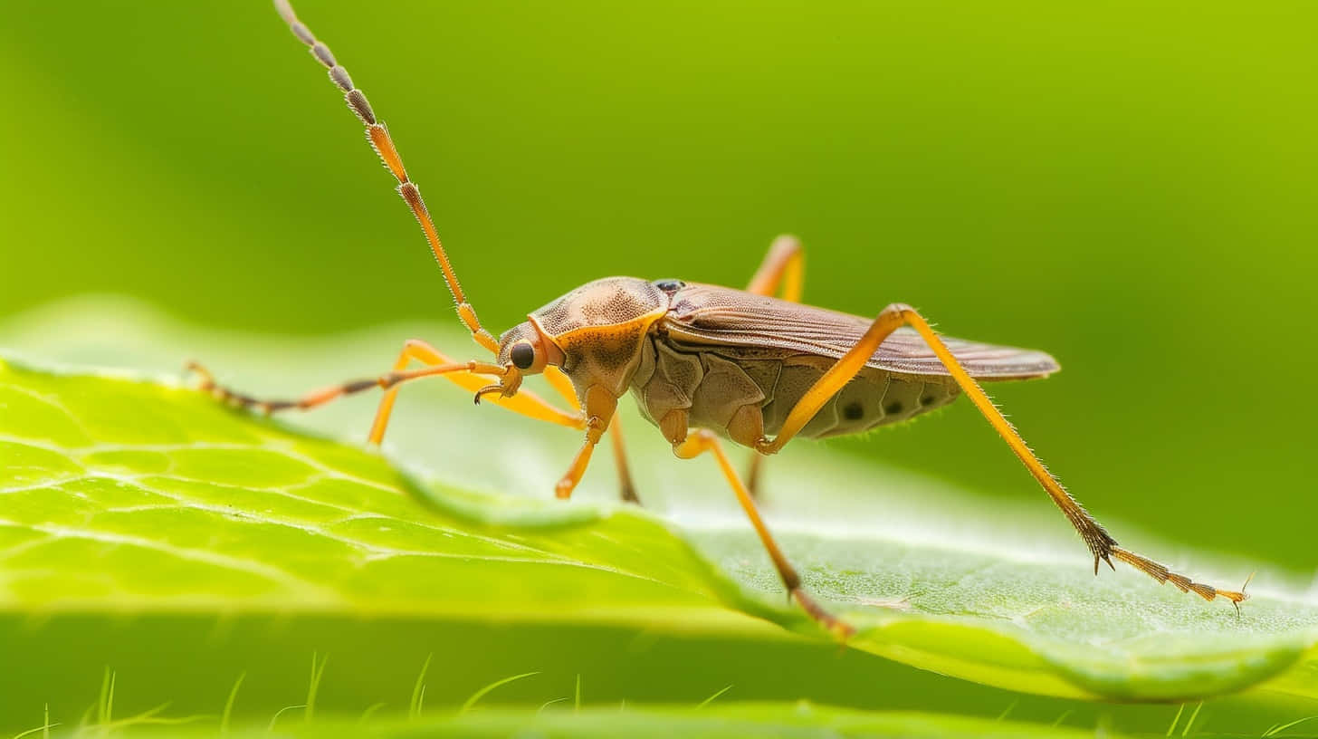 Tarnished Plant Bug, brown, orange, HD Desktop Wallpaper
