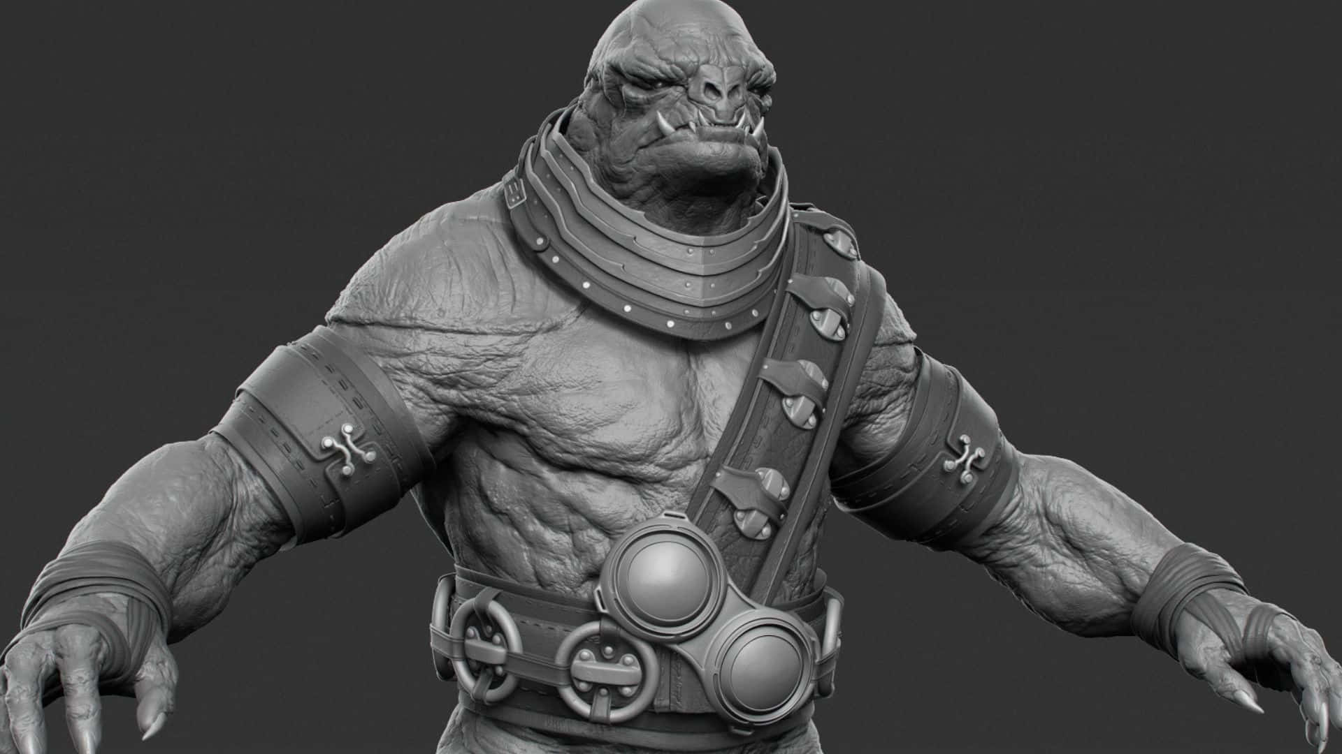 Tartarus, 1920 x 1080, monochrome, Full HD Desktop Wallpaper