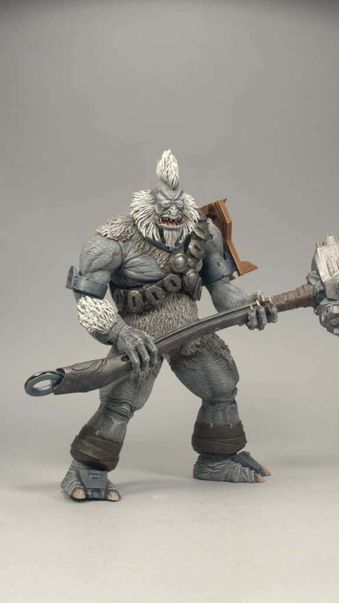 Tartarus, orc warrior, grey-skinned, Full HD Phone Wallpaper