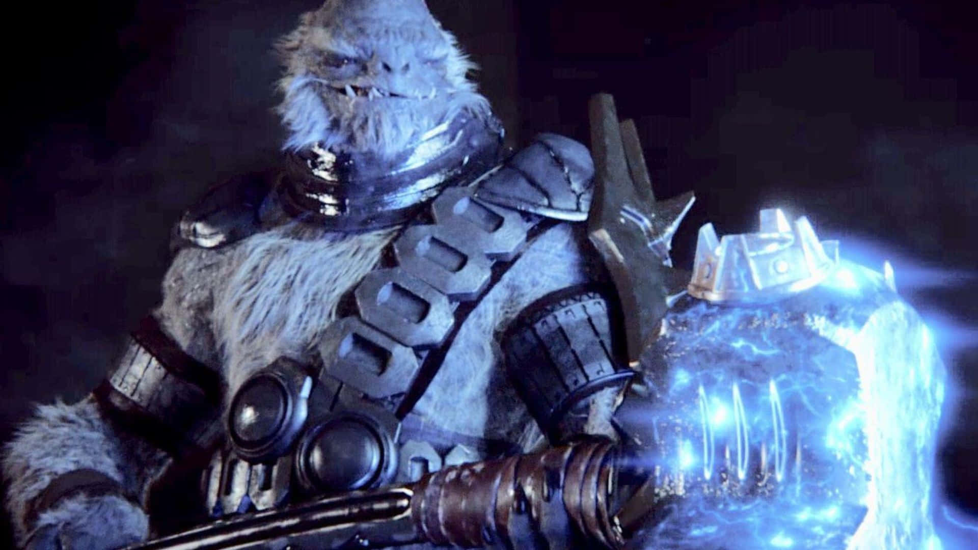 Tartarus, furry warrior, dark armor, Full HD Desktop Wallpaper