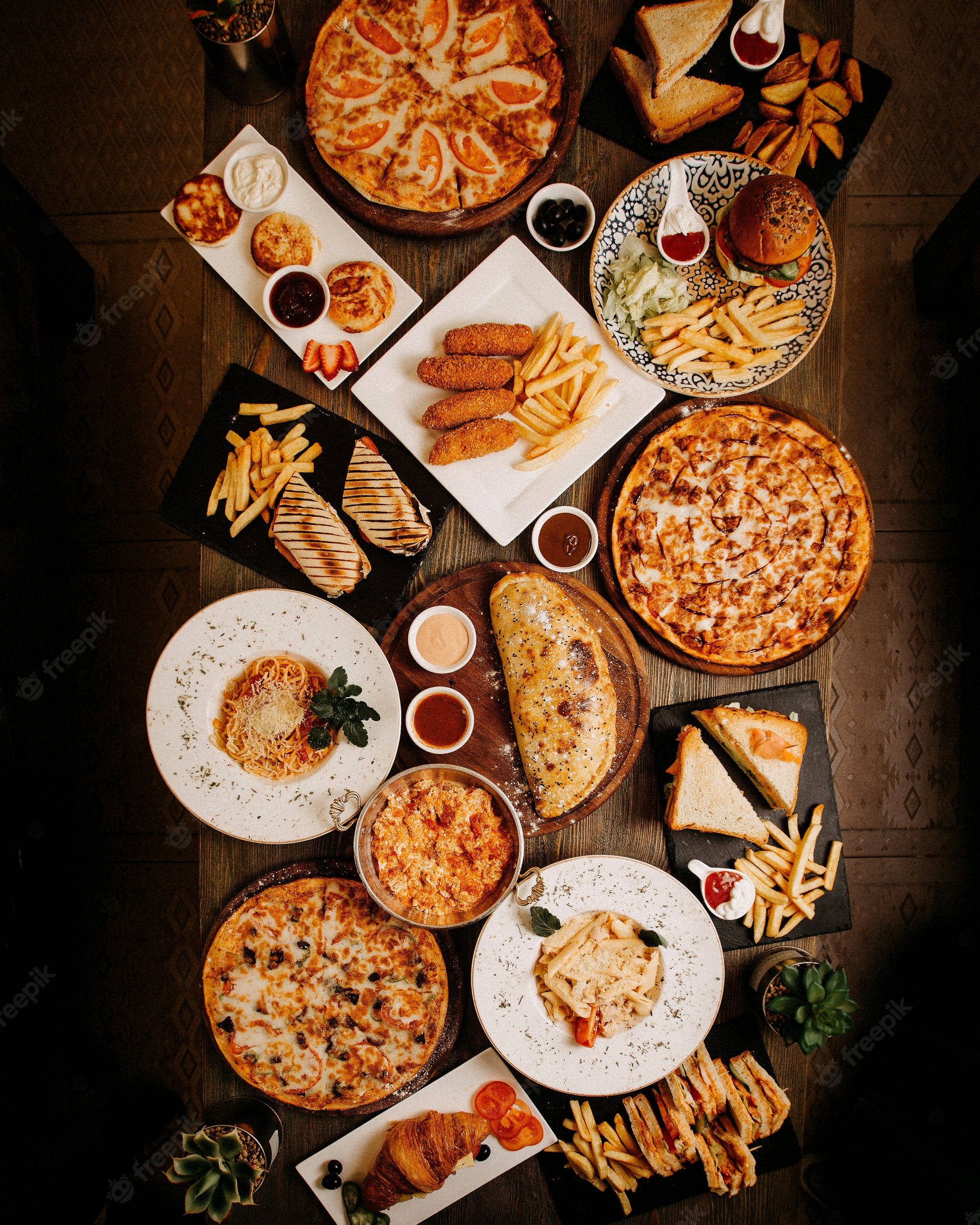 Tasty, pizzas, burgers, Full HD Phone Wallpaper