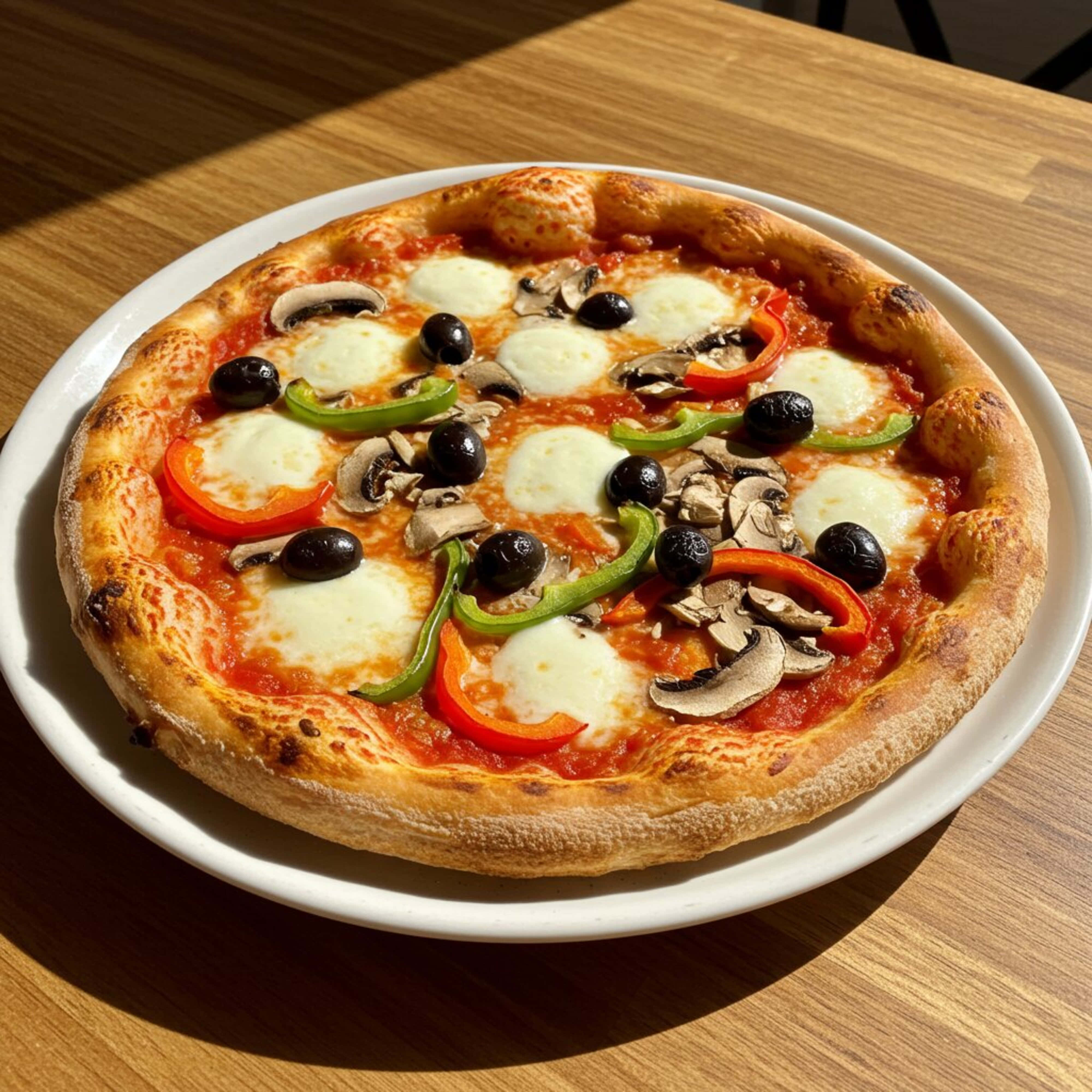 pizza, mozzarella, mushrooms, 4K Desktop Wallpaper