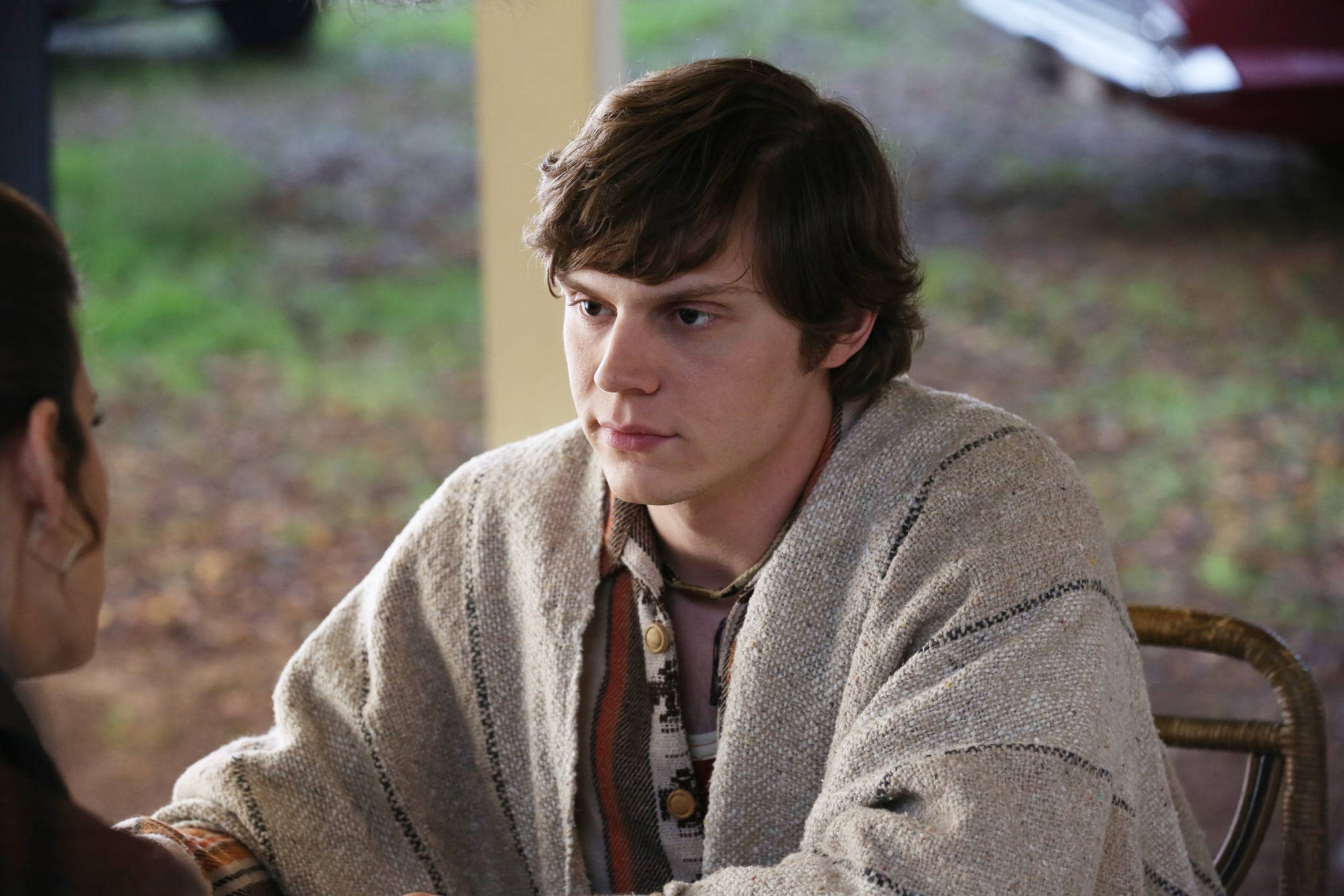 Tate Langdon, patio, wicker chair, Full HD Desktop Wallpaper