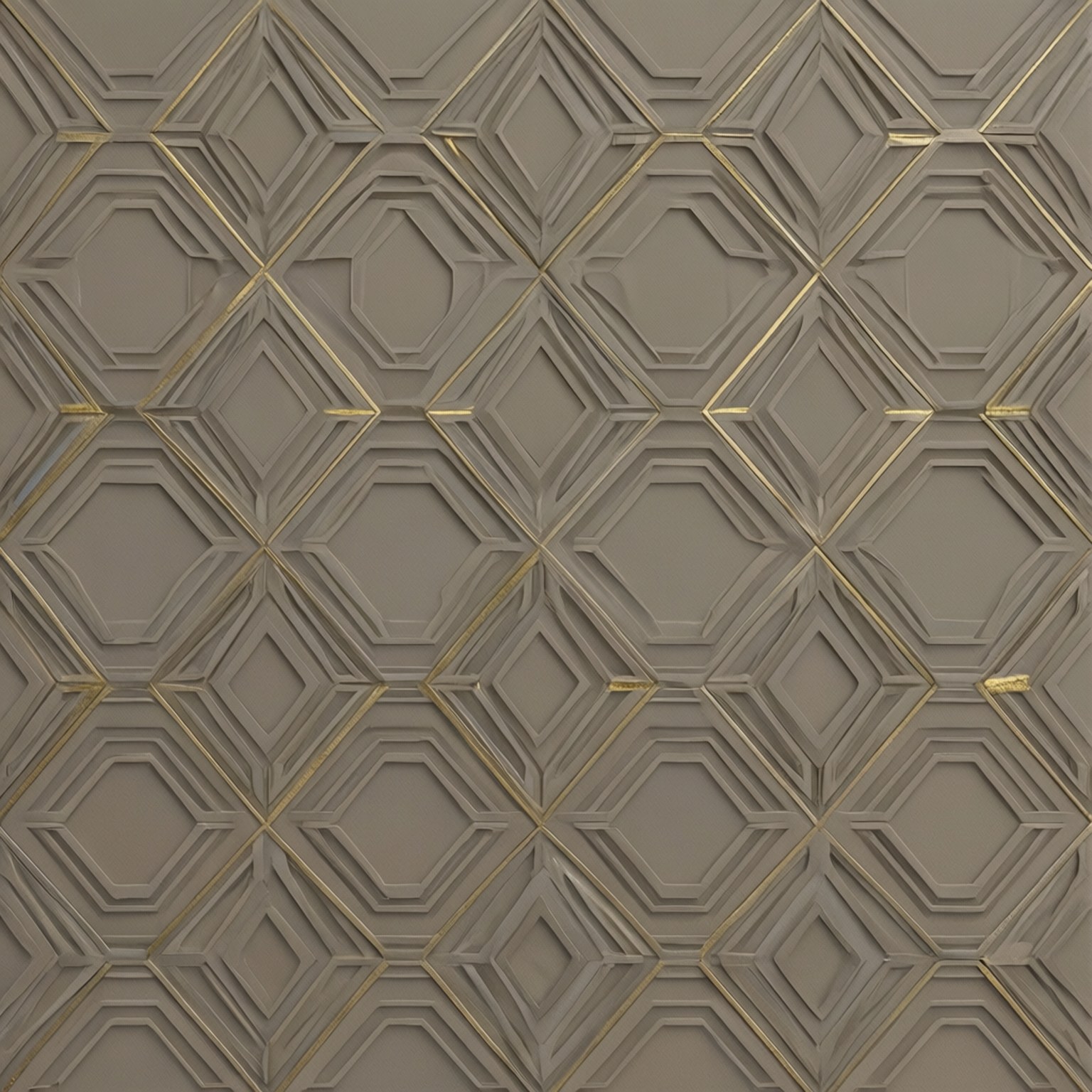 taupe, hexagon pattern, gold hexagonal accents, HD Desktop Wallpaper