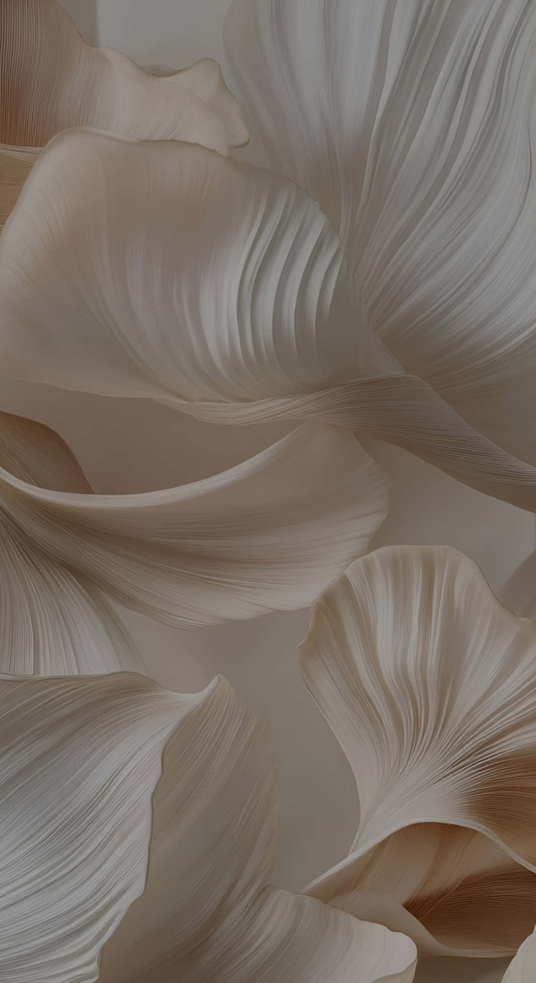 soft taupe, floral texture, beige, Full HD Phone Wallpaper