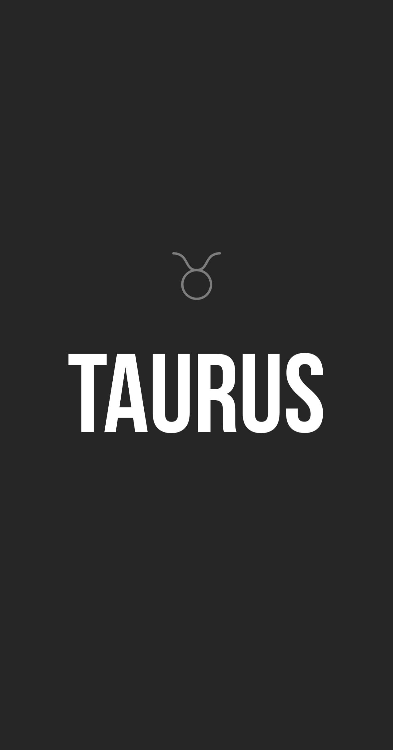 Taurus Zodiac, white text, zodiac symbol, Full HD Phone Wallpaper