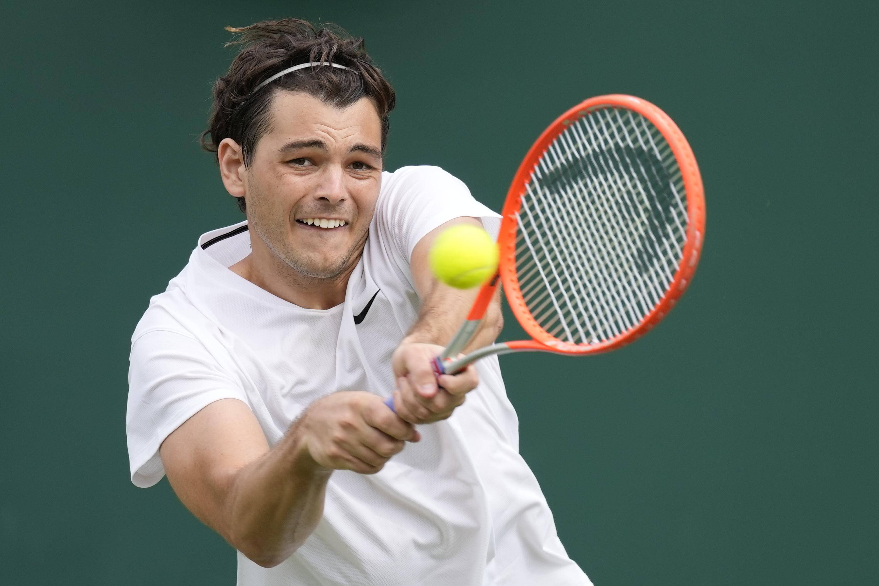 Taylor Fritz, headband, white shirt, 2K Desktop Wallpaper
