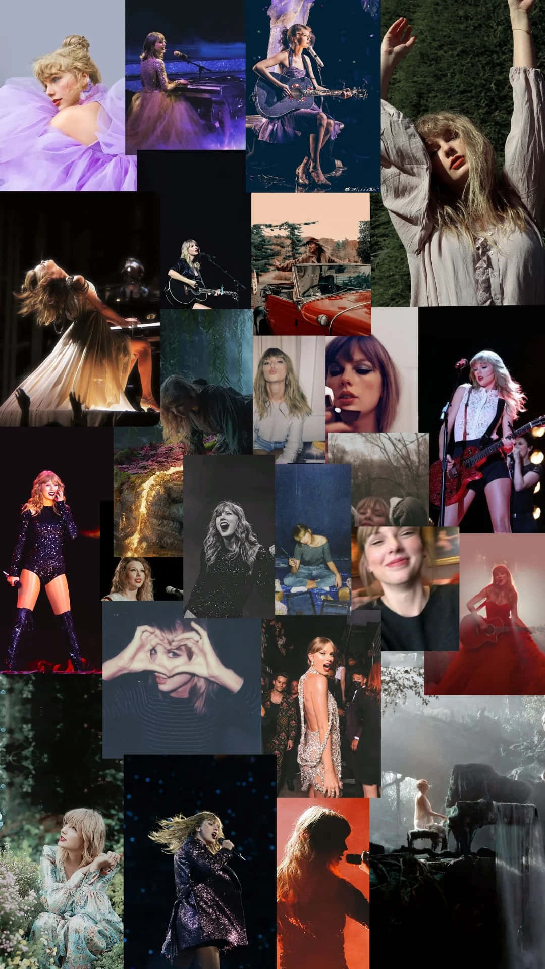 Taylor Swift, collage, performances, Full HD Phone Wallpaper