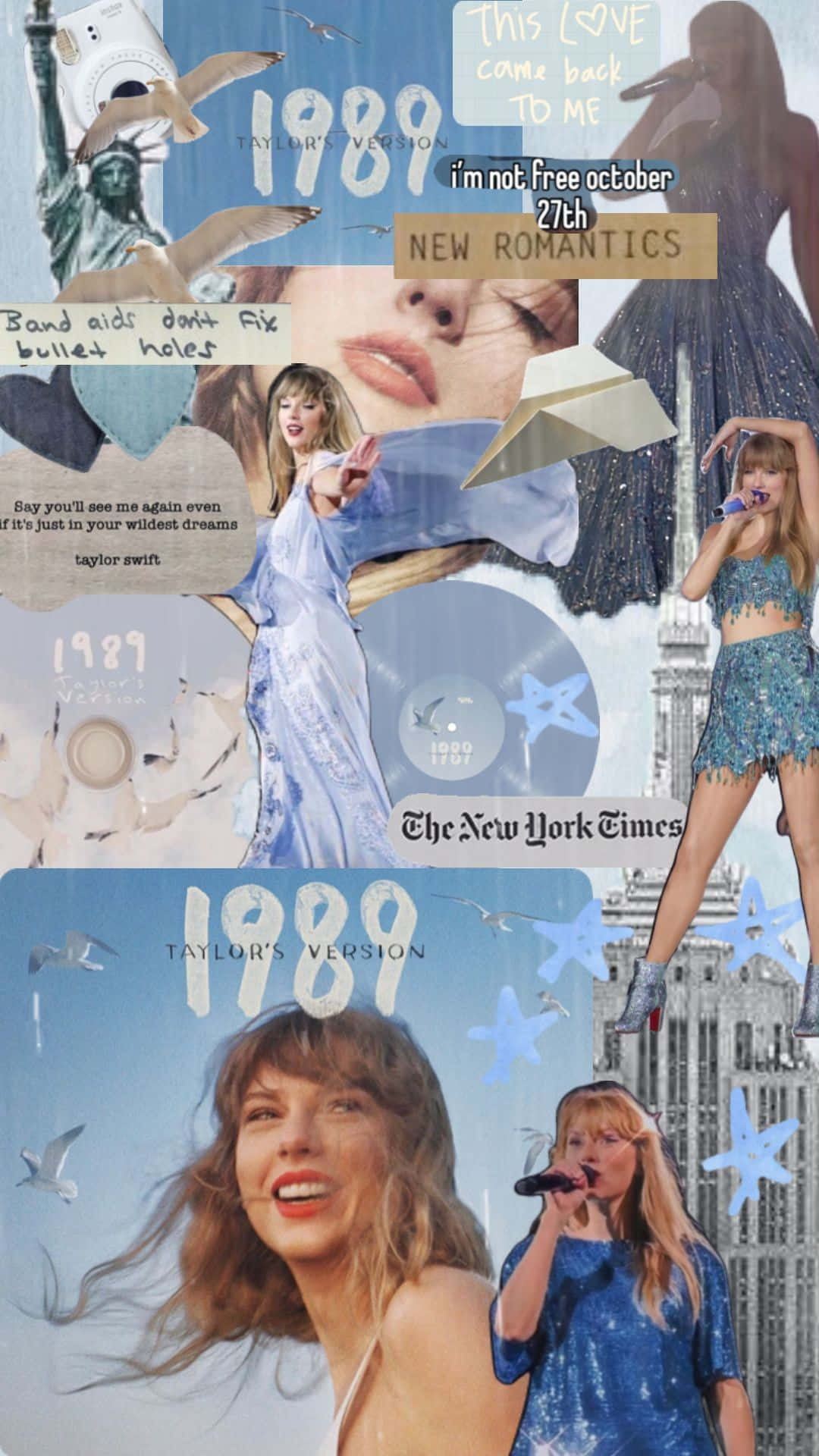Taylor Swift, 1989 album, New Romantic era, Full HD Phone Wallpaper