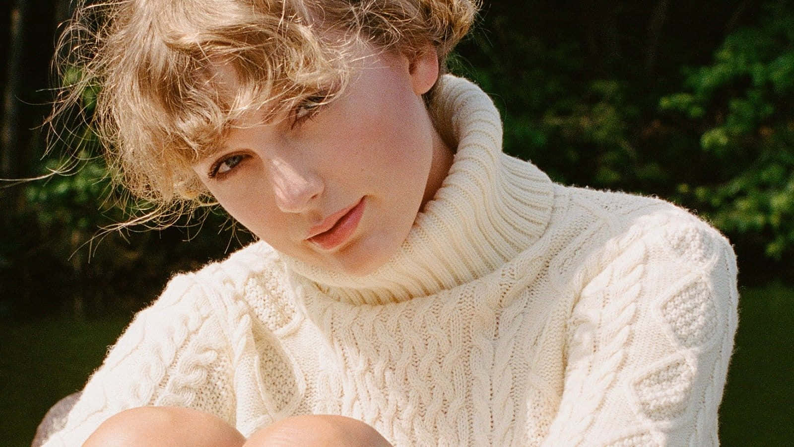 Taylor Swift, Folklore, white cardigan, HD Desktop Wallpaper