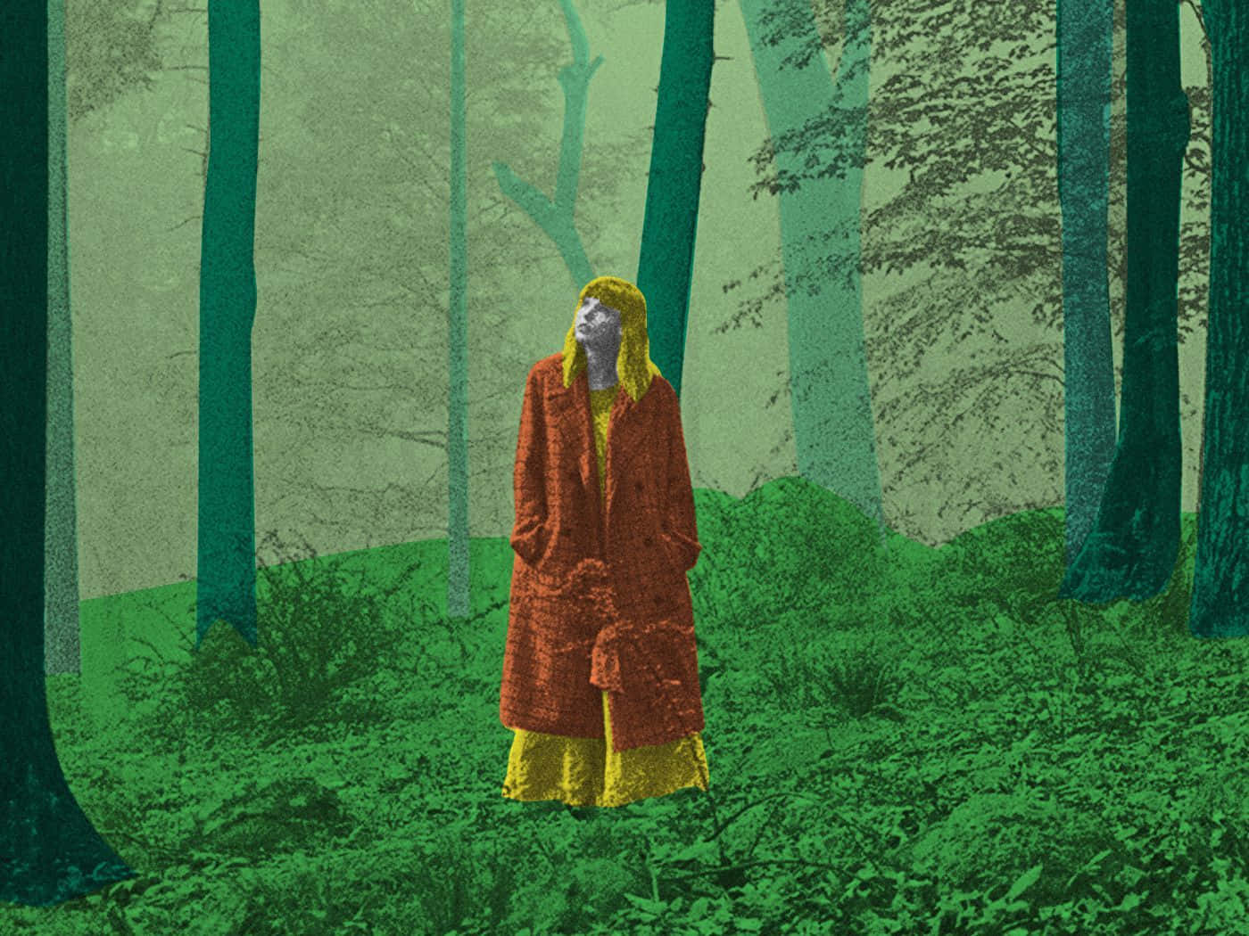 Taylor Swift Folklore, red coat, yellow skirt, HD Desktop Wallpaper