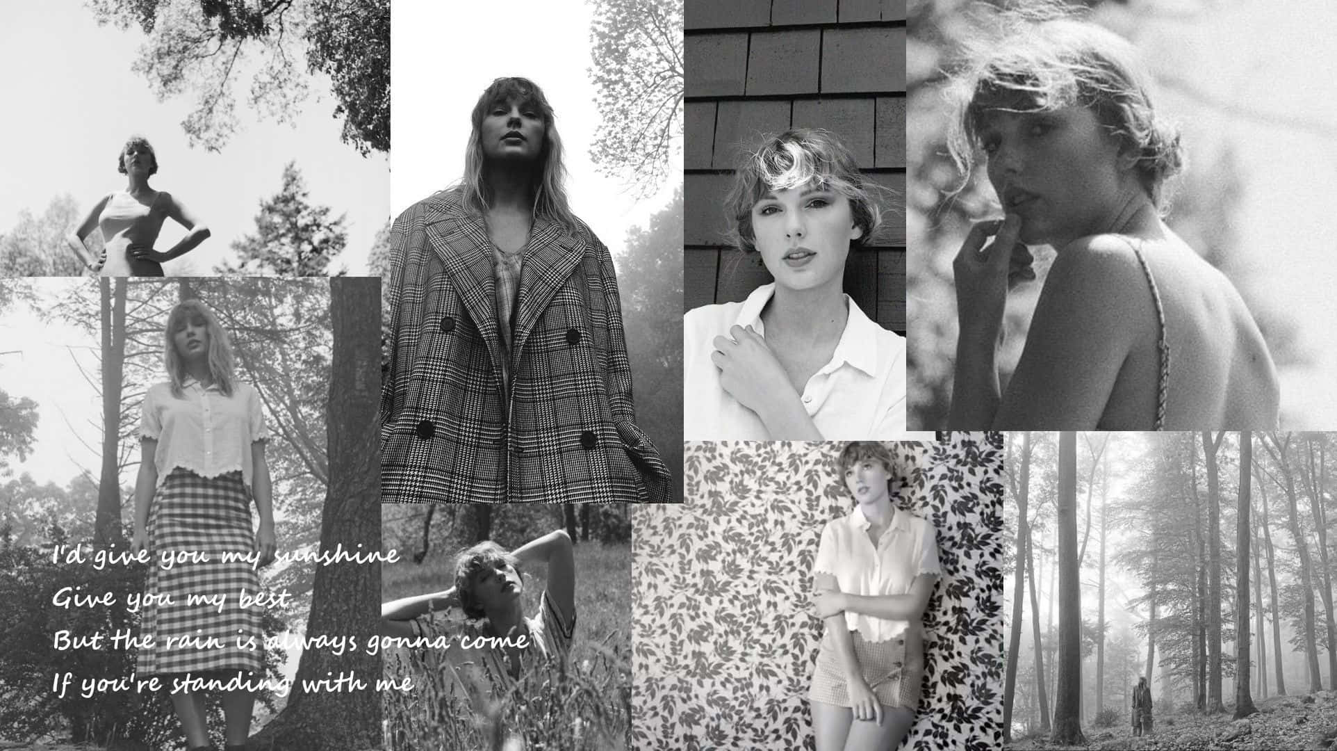 Taylor Swift, Folklore, plaid coats, Full HD Desktop Wallpaper