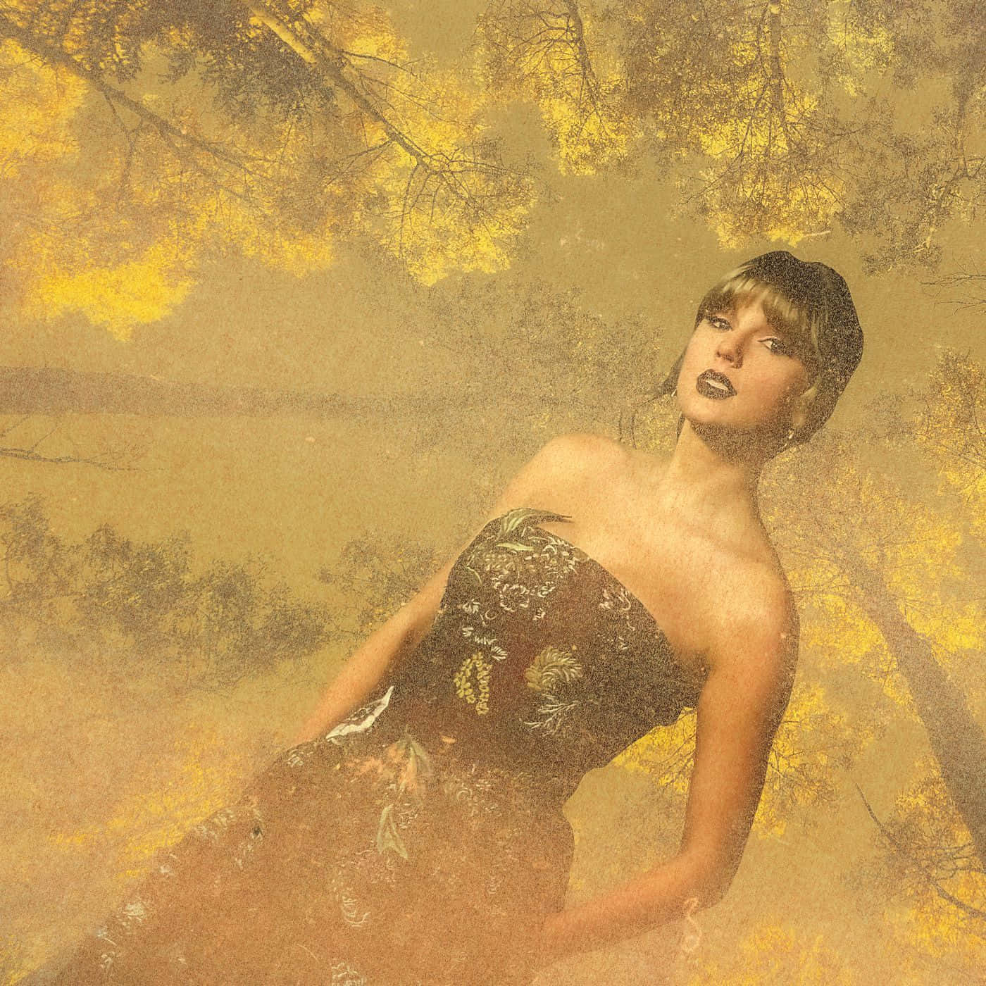 Taylor Swift, Folklore, floral dress, HD Desktop Wallpaper