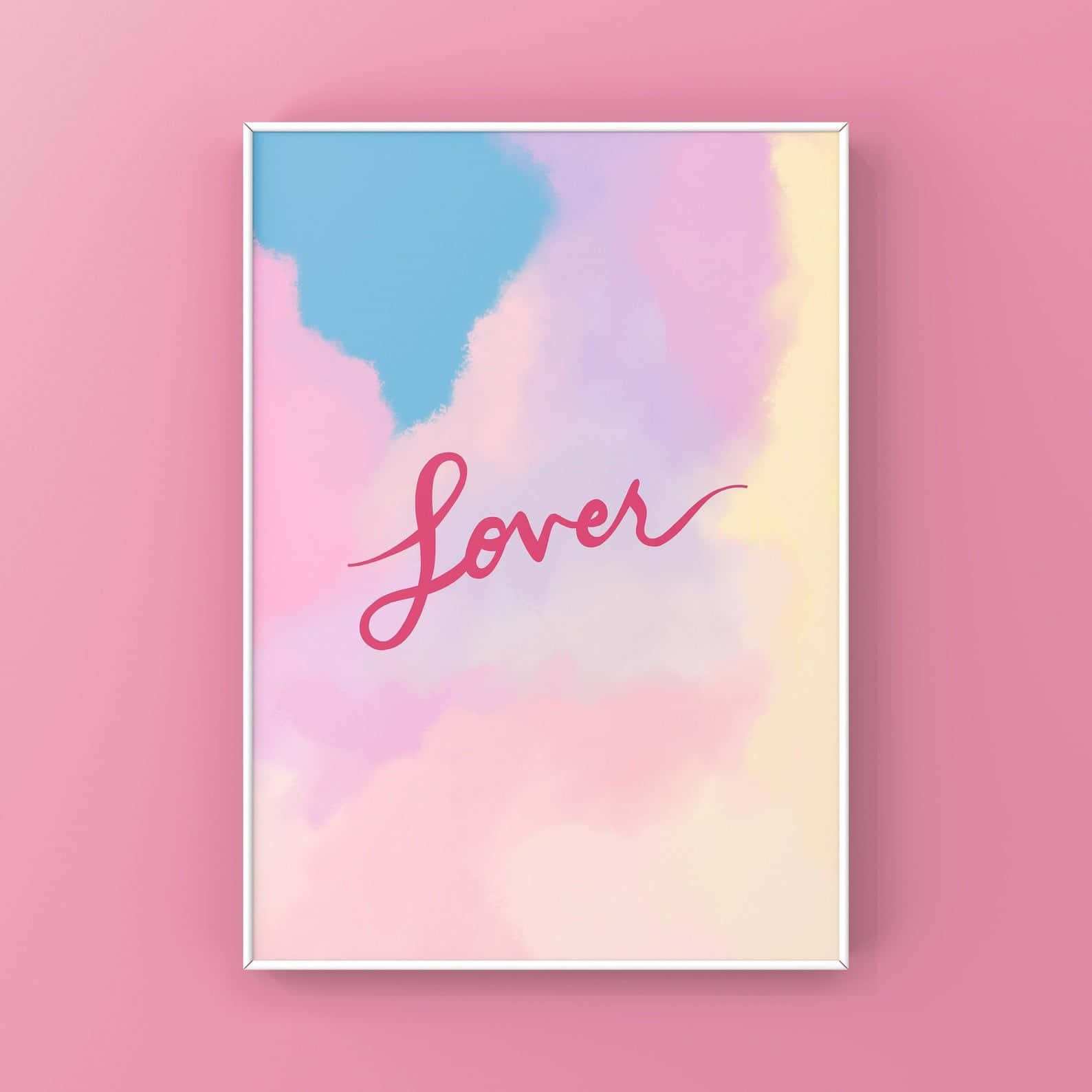 Taylor Swift Lover Aesthetic, Lover, pink cursive, HD Desktop Wallpaper