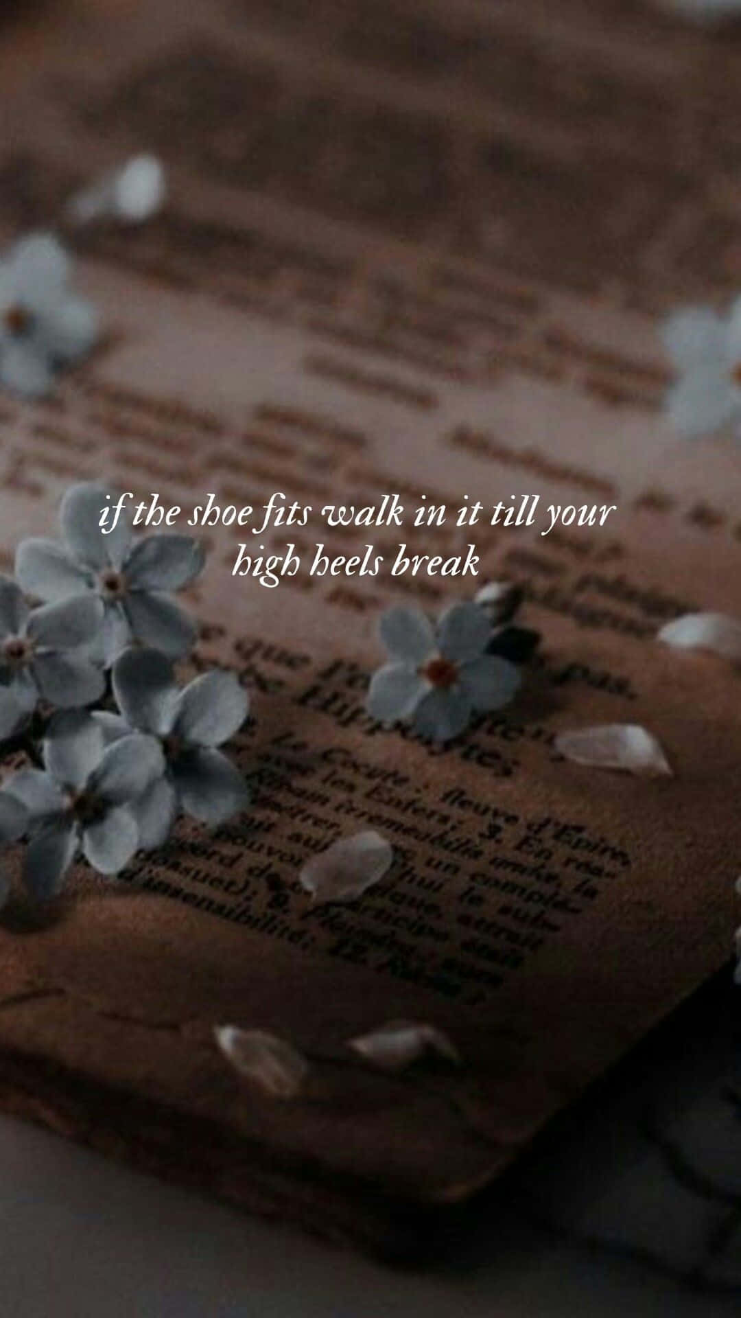 Taylor Swift Lyrics, forget-me-nots, aged book page, Full HD Phone Wallpaper