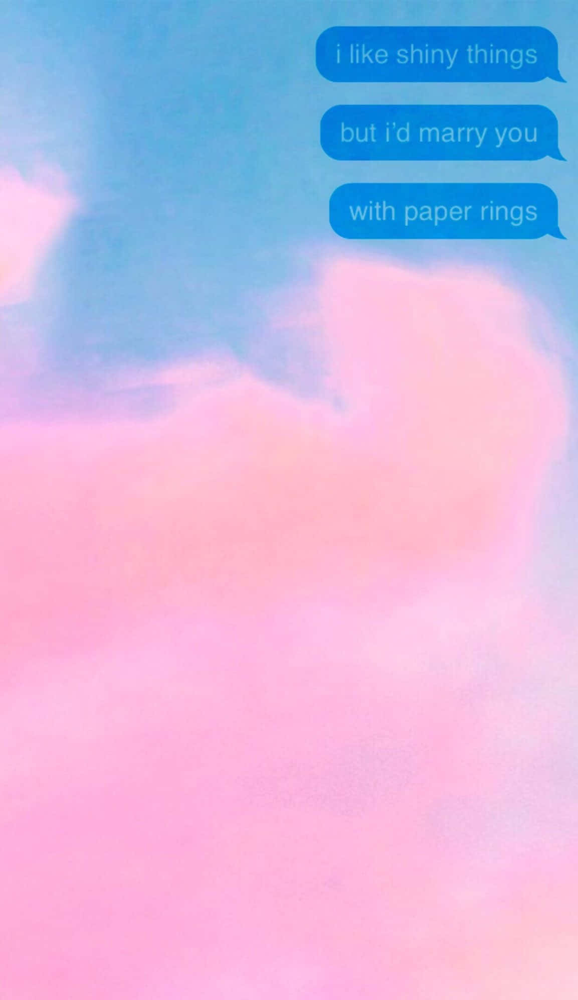 Taylor Swift, soft pink and blue watercolor clouds, text bubbles, Full HD Phone Wallpaper