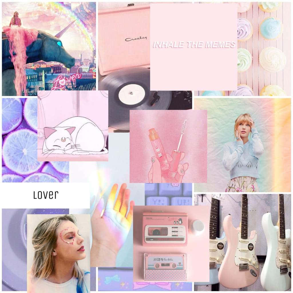 Taylor Swift, pink, pastel, SD Desktop Wallpaper