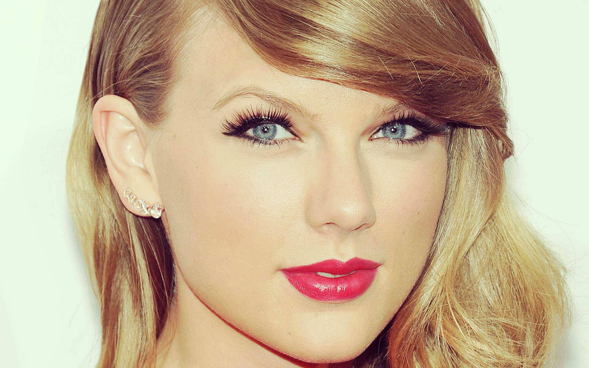 Taylor Swift, blonde hair, blue eyes, Full HD Desktop Wallpaper