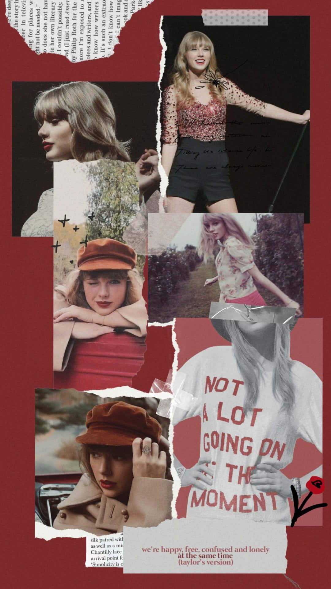 Taylor Swift, Red, Alumni Day, Full HD Phone Wallpaper