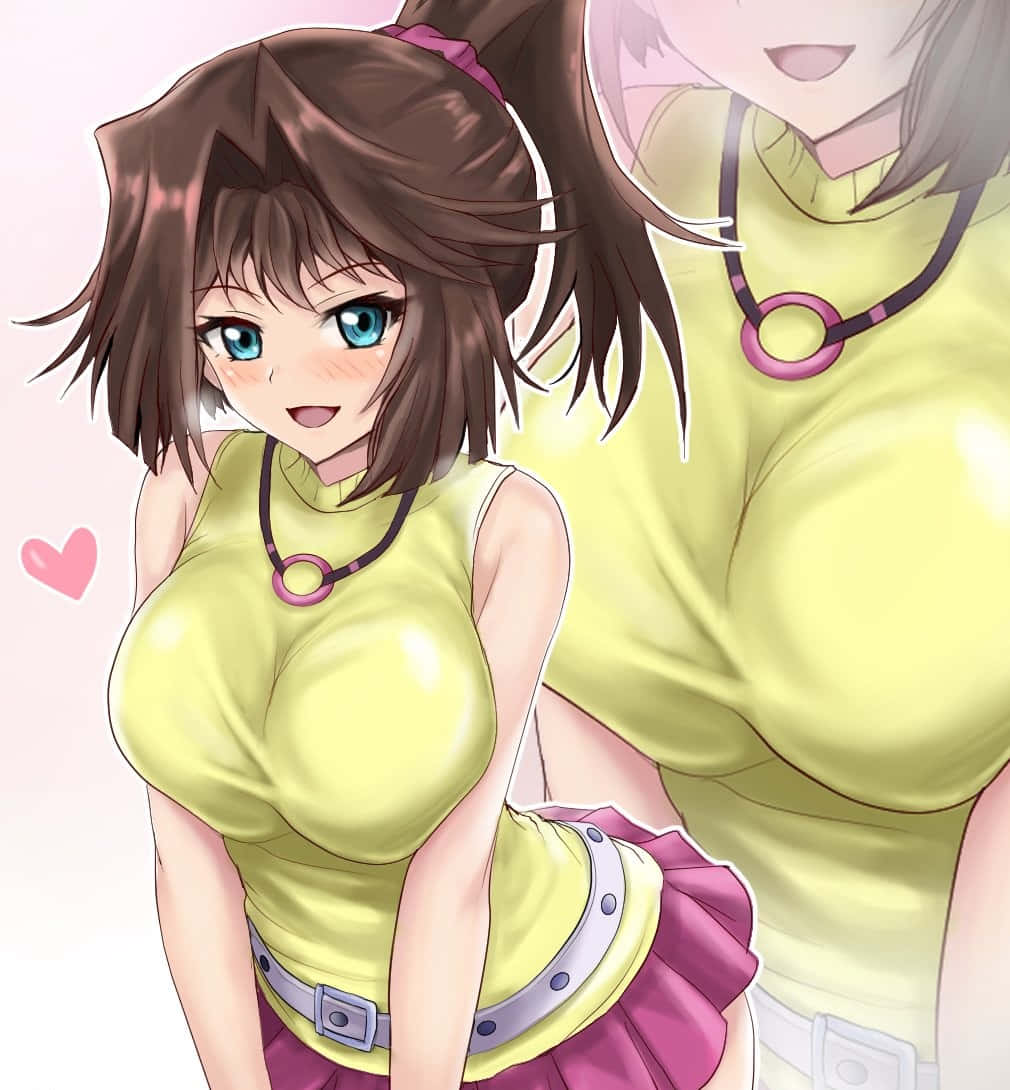Tea Gardner, brown hair, blue eyes, SD Phone Wallpaper