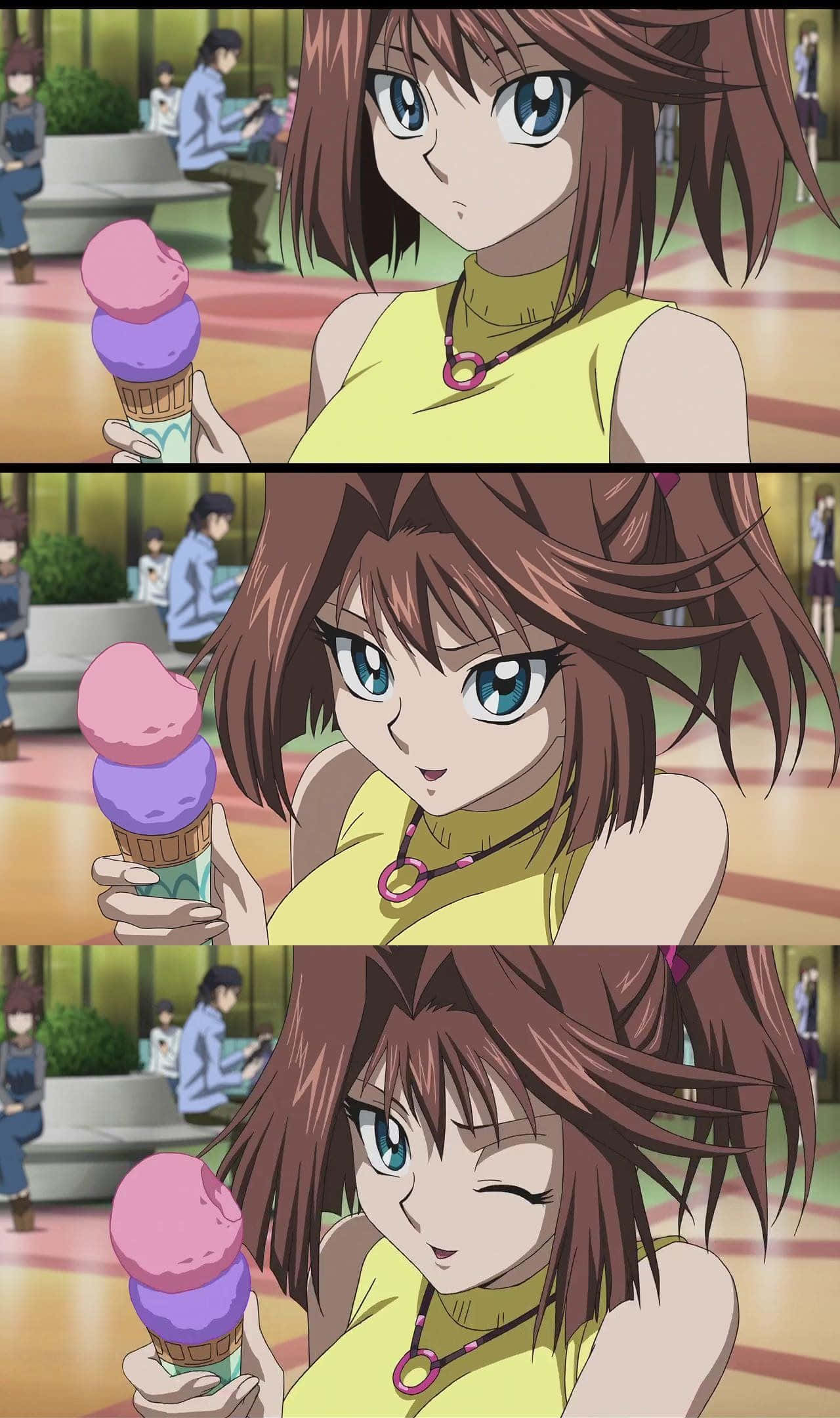 Tea Gardner, 1280 x 2160, anime girl, Full HD Phone Wallpaper