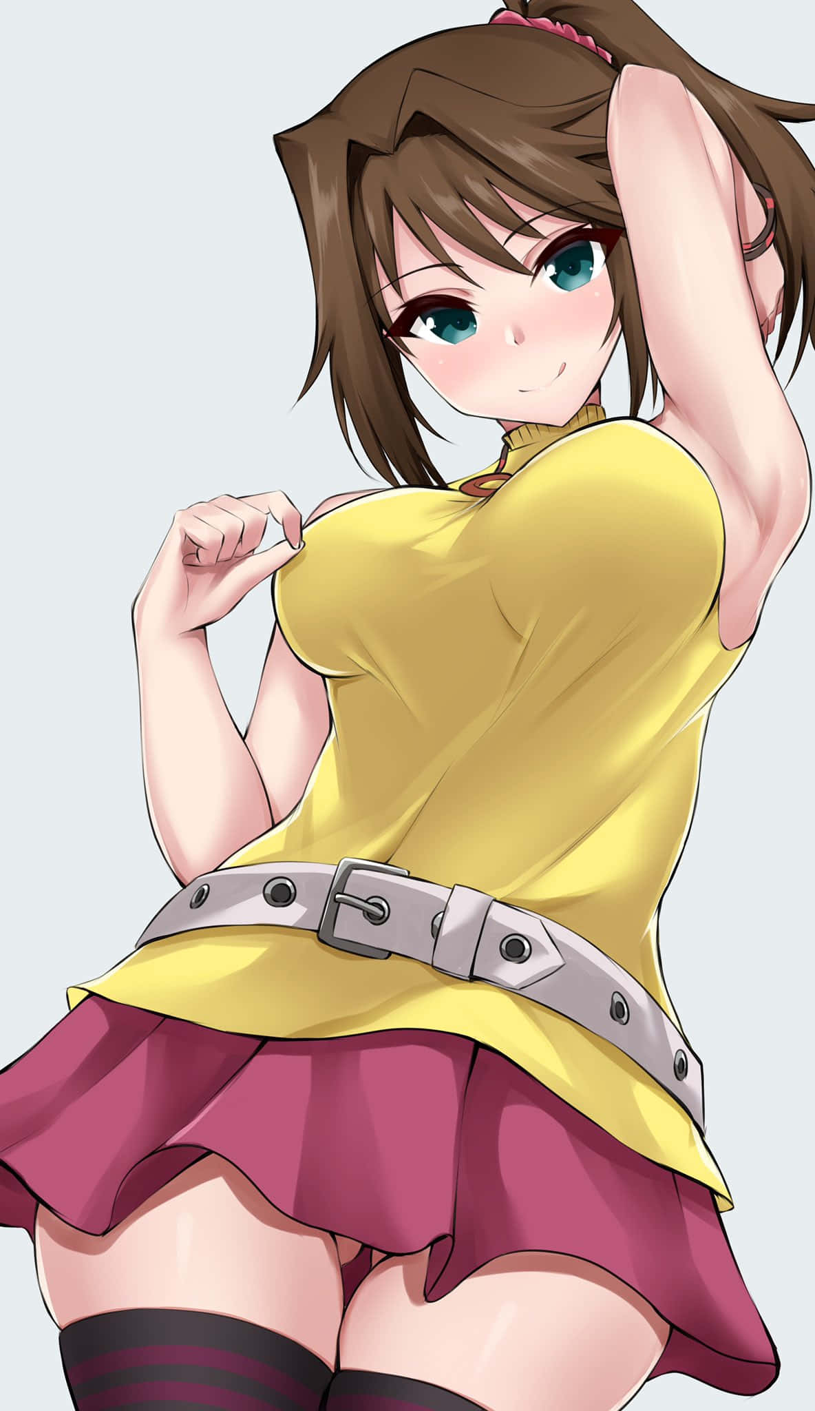 Tea Gardner, brown hair, blue eyes, Full HD Phone Wallpaper