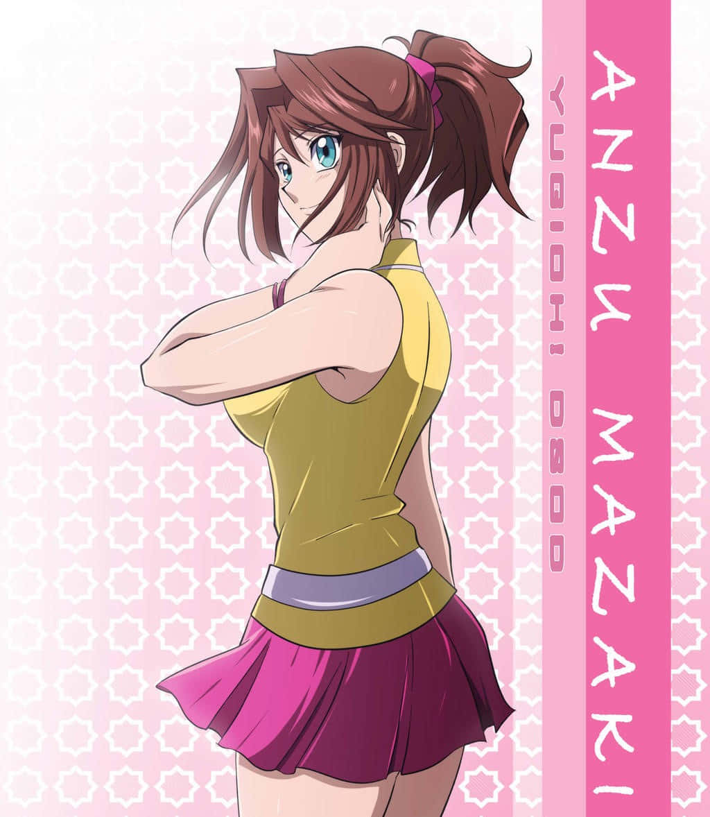 Tea Gardner, brown ponytail, blue eyes, SD Phone Wallpaper
