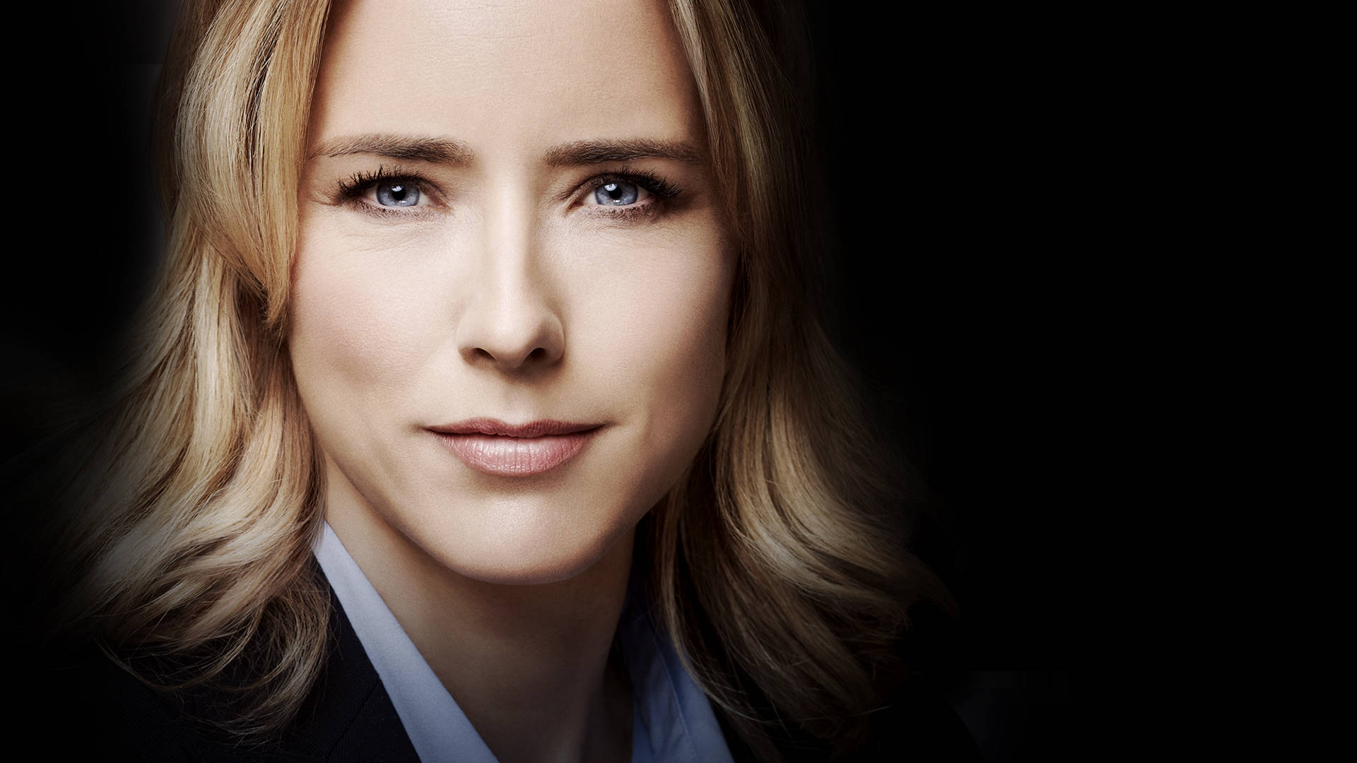 Téa Leoni, blonde woman, blue eyes, Full HD Desktop Wallpaper